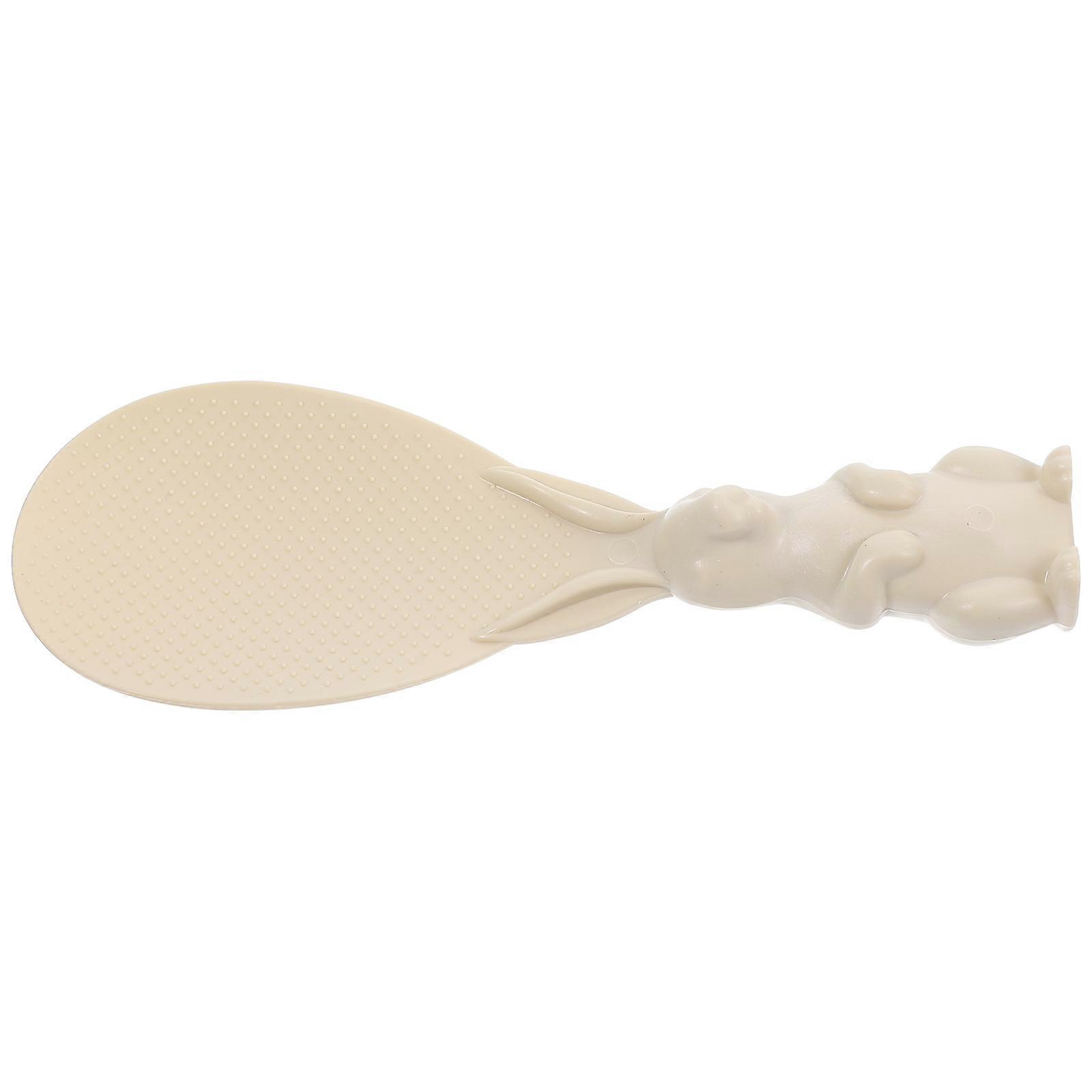 Non-Stick Meal Spoon Vertical Design for Kitchen Use 1Pcs Brown