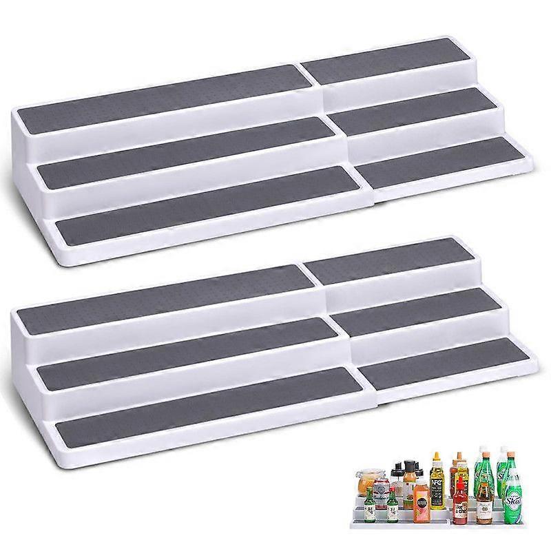 Expandable Spice Rack Organizer, Plastic Spice Rack, Adjustable Length