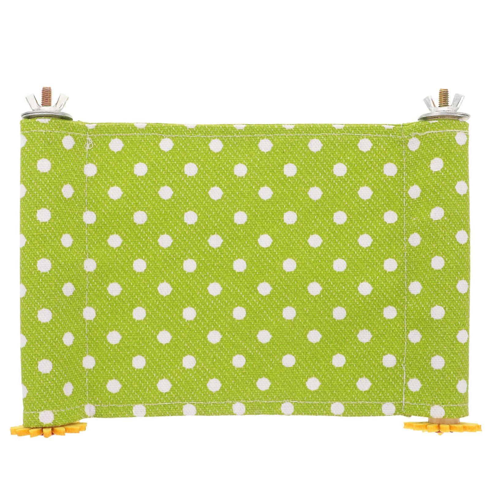 Bird Hammock Bed for Birds Screw on 3Pcs Light Green Comfortable Nest