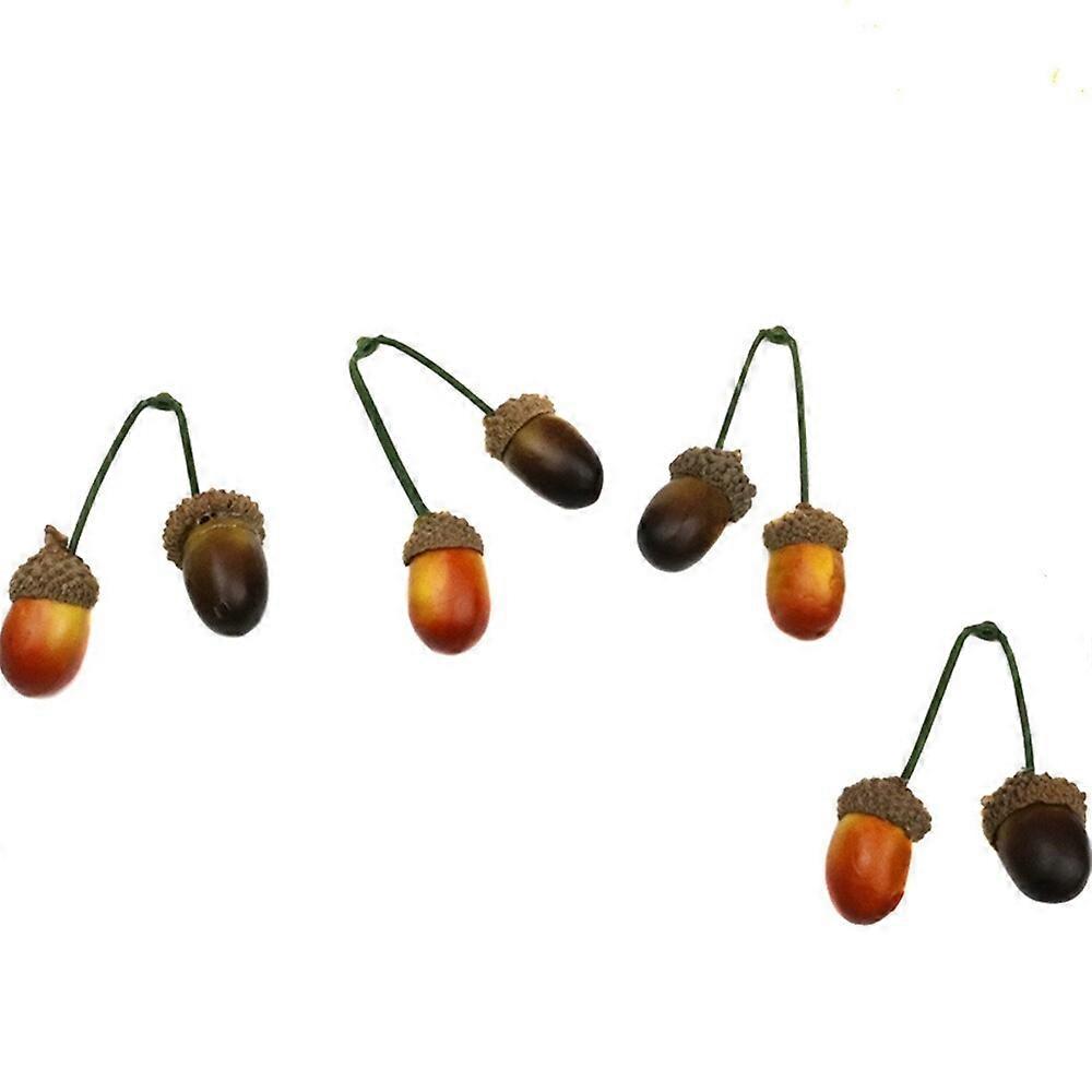Artificial Acorns for Halloween Display Autumn Decoration Craft Garlands