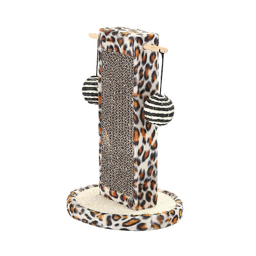 Corrugated Paper Cat Scratching Board Standing Shape Prevent Furniture Damage Indoor Play 1Set