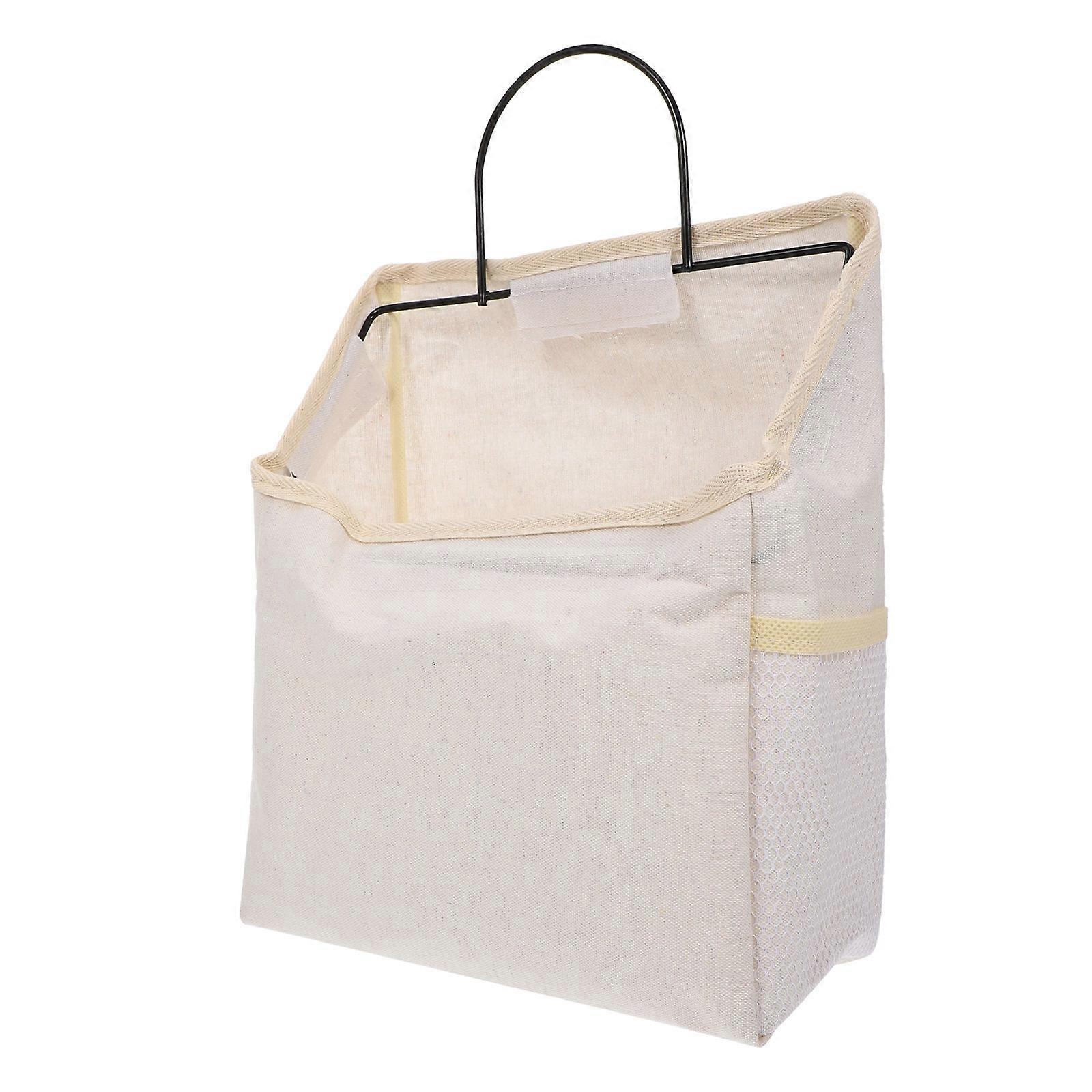 Simple Storage Bag for Wall Hanging 2Sets Home Use with Cotton Construction