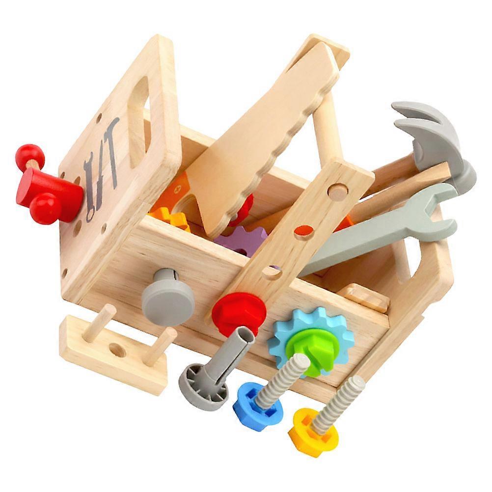 Toy Tool Educational Playset Toddlers Tools Set Ability Improvement Compact Size 1Set