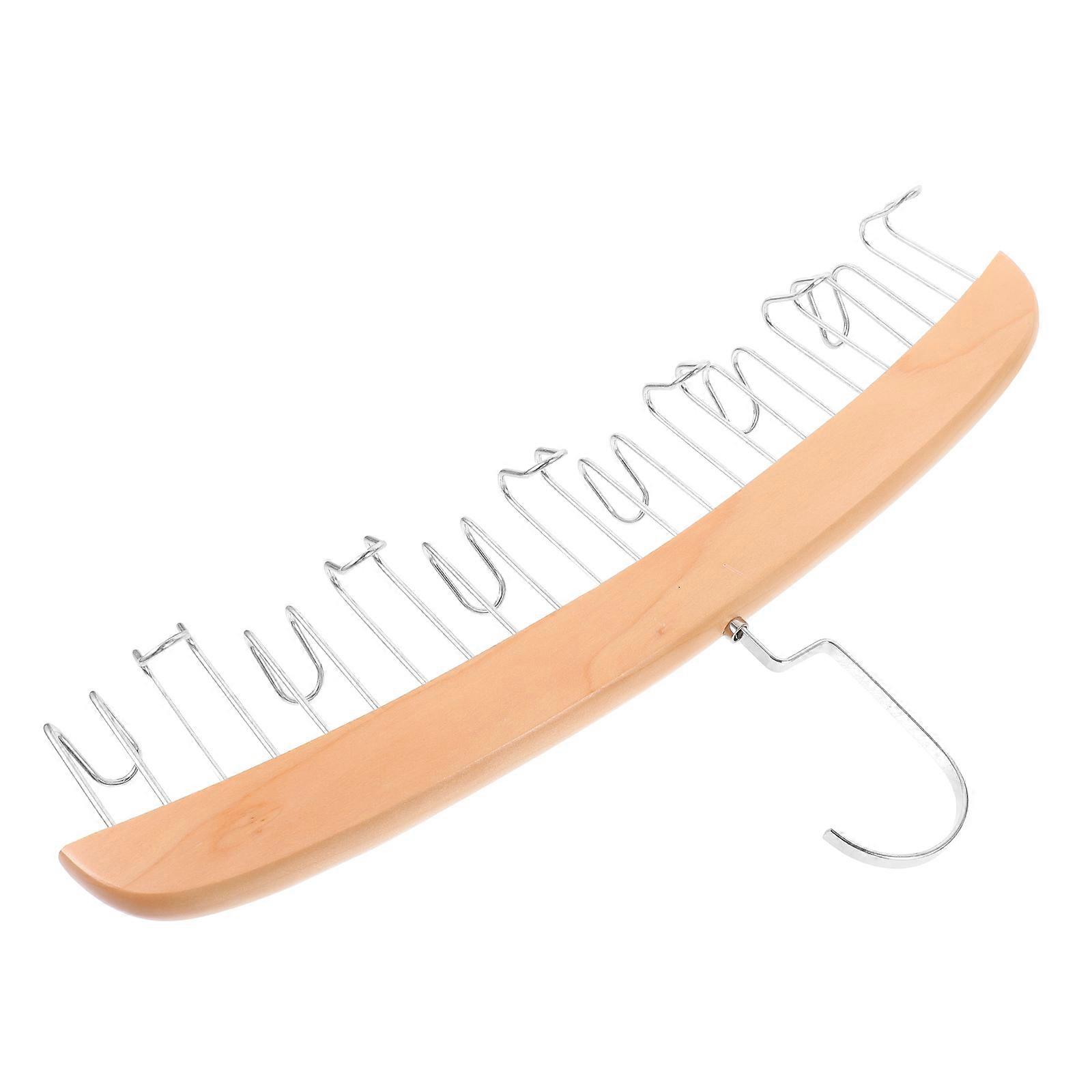 Double Row 12 Hooks Bra Hanger For Home Use Vertical Space Utilization 15.7X7.1X0.7In 1Pcs