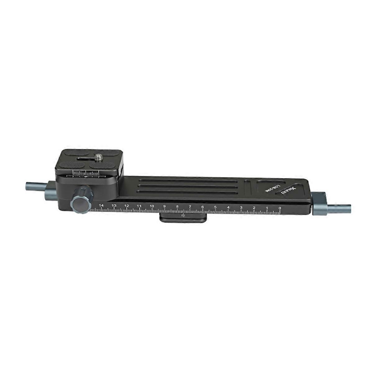 LCB-20M Macro Photography Guide Rail with 1mm Precision Adjustment for DSLR Cameras Tripod Ballheads