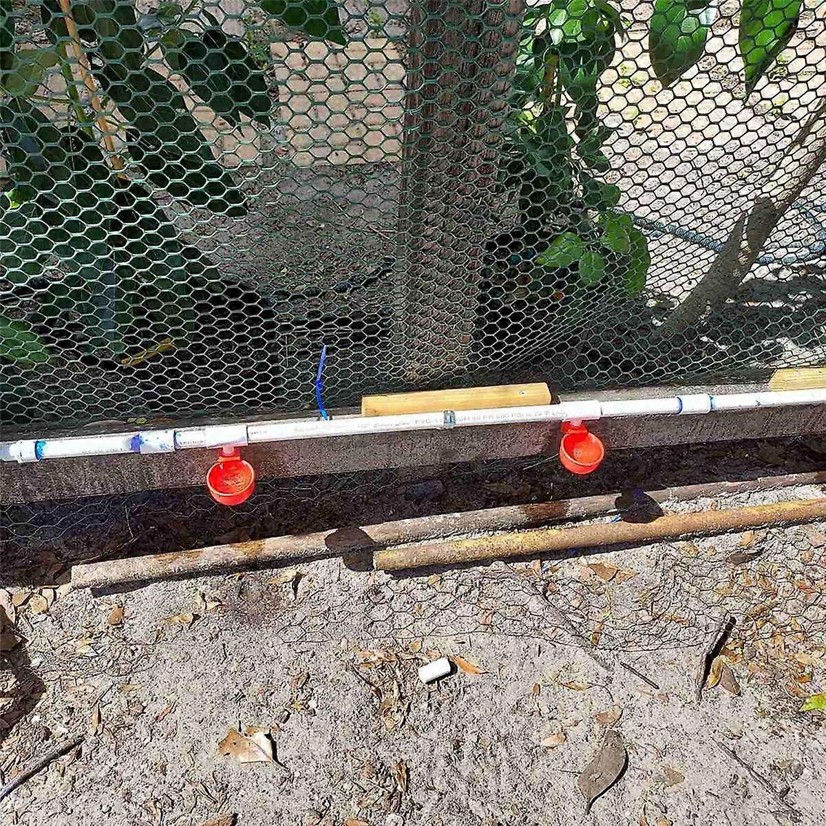 20Pcs Automatic Poultry Drinker Bowl Hanging Drinking Bowls