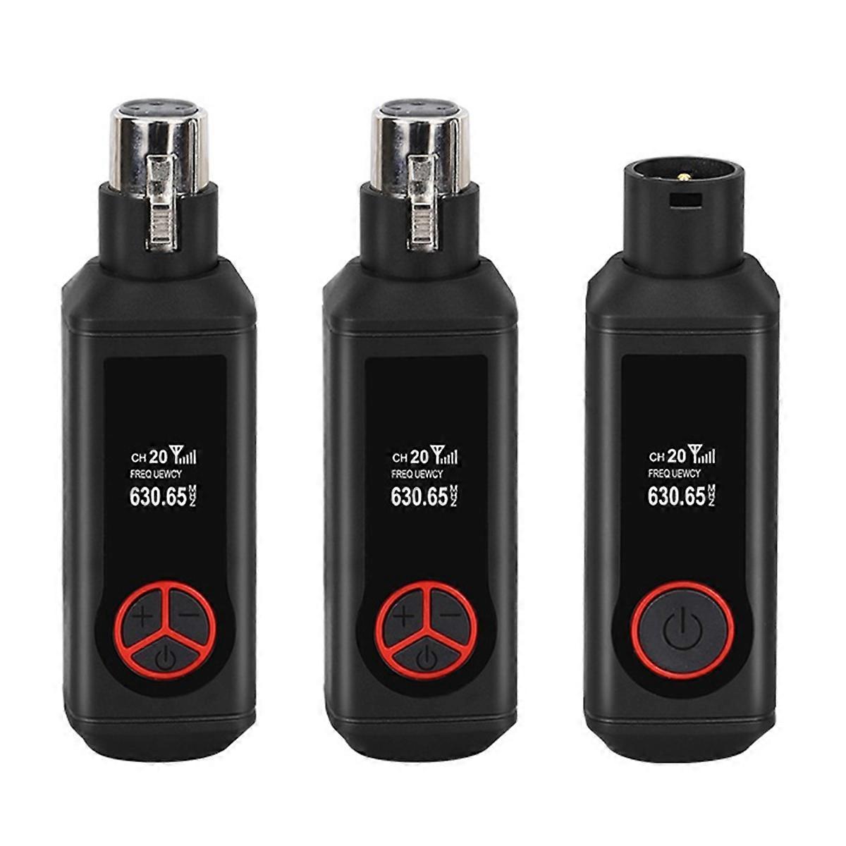 Universal 2.4GHz Microphone XLR Transmitter Receiver Mic Parts