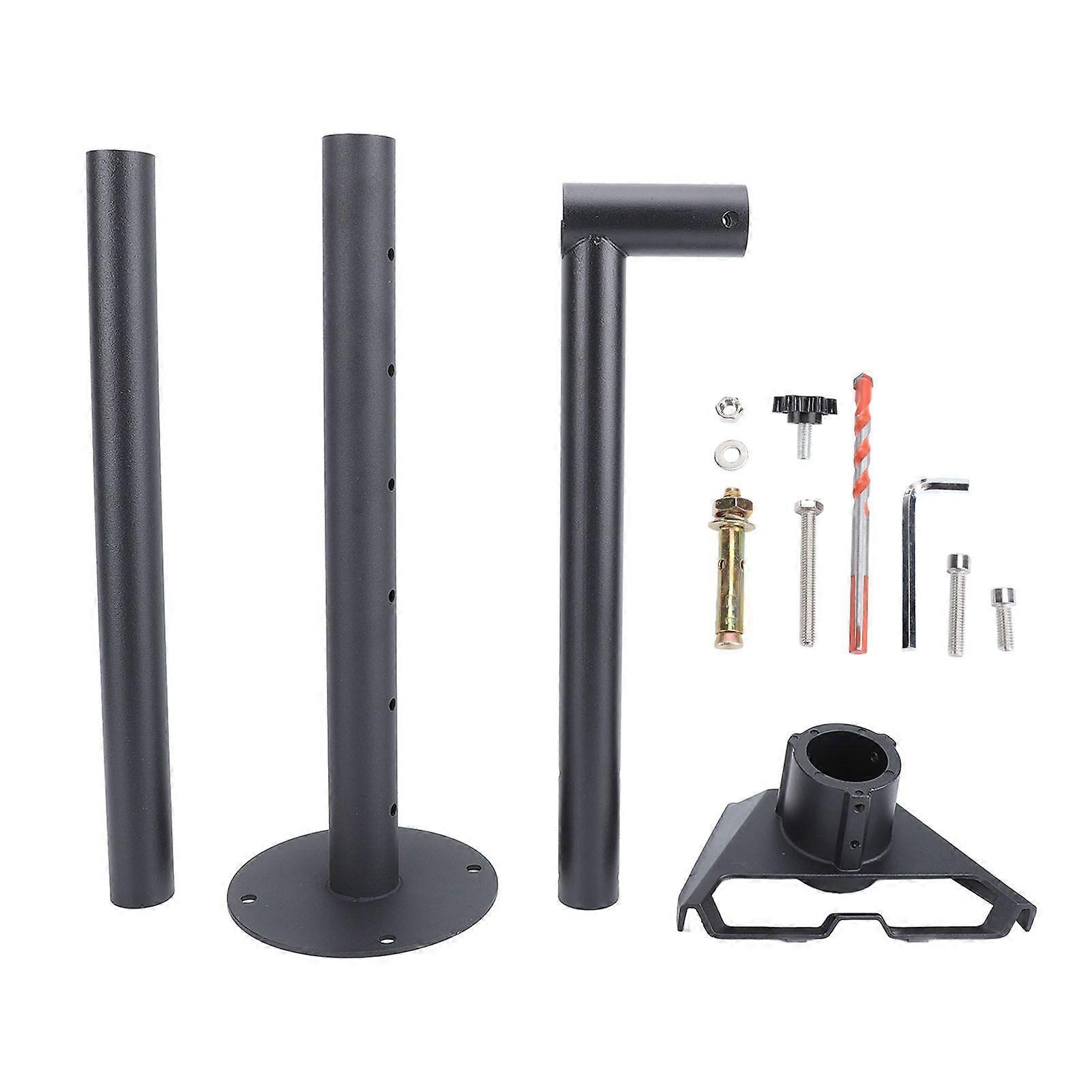 Rectangular Satellite Adjustable Long Wall Mount Heavy Duty Pole with Pipe Adapter for Gen 3 RE V4 Internet Mounting Kit