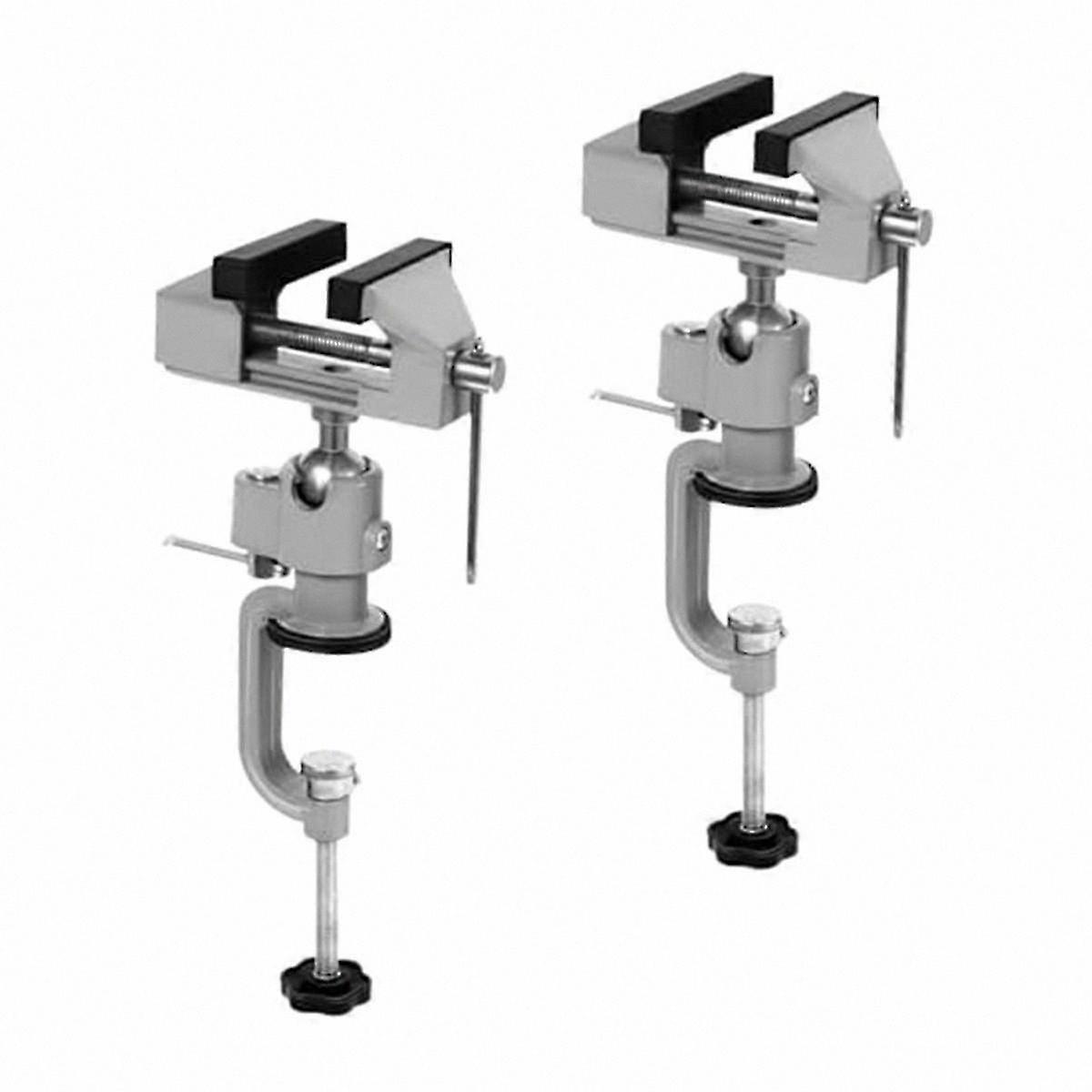 360-Degree Rotating Bench Vise for Crafting, Woodworking, Sculpting, Painting, and Drilling Portable Clamp Tool for Model Making