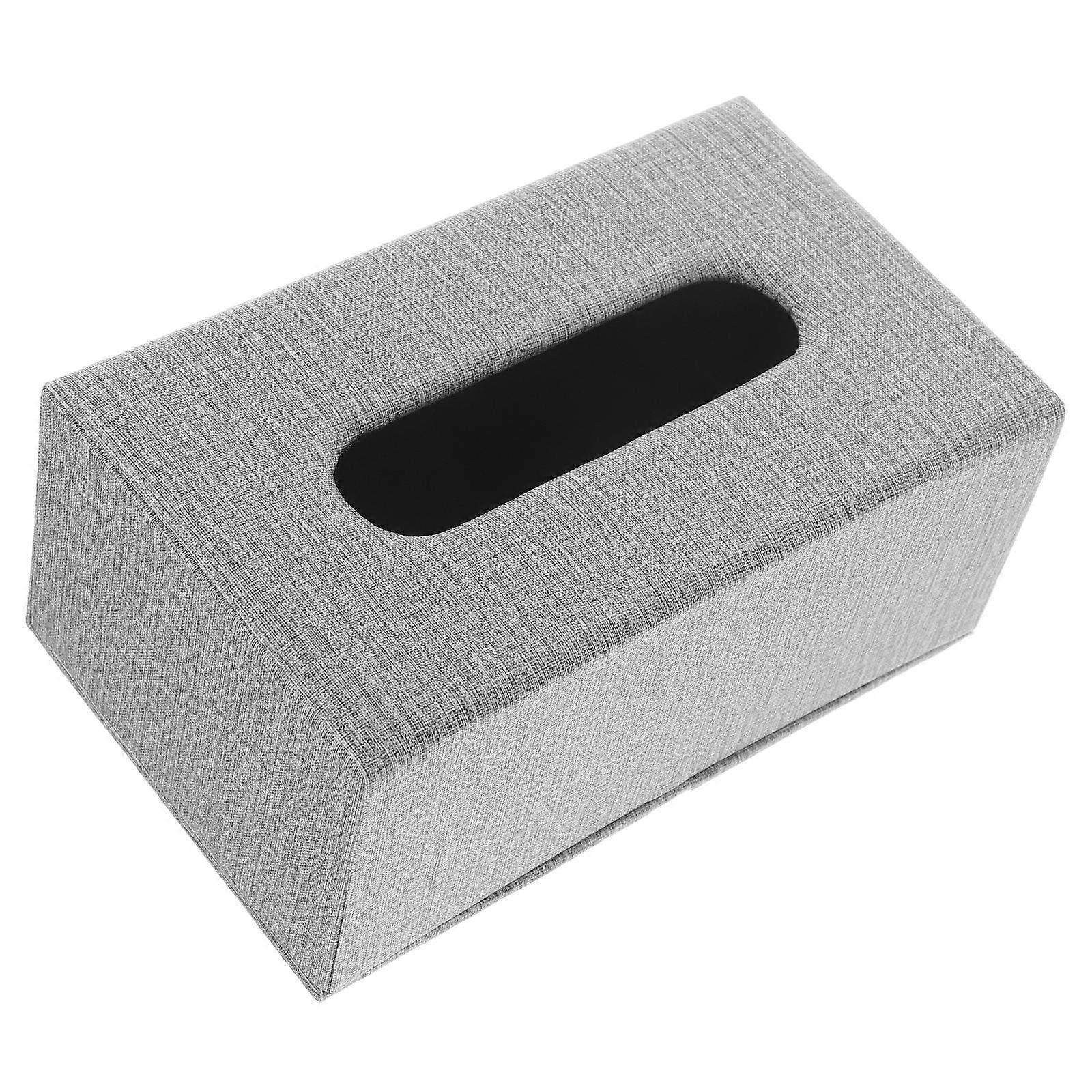 PU Tissue Box Holder for Car Use Functional 1 Unit Napkin Storage