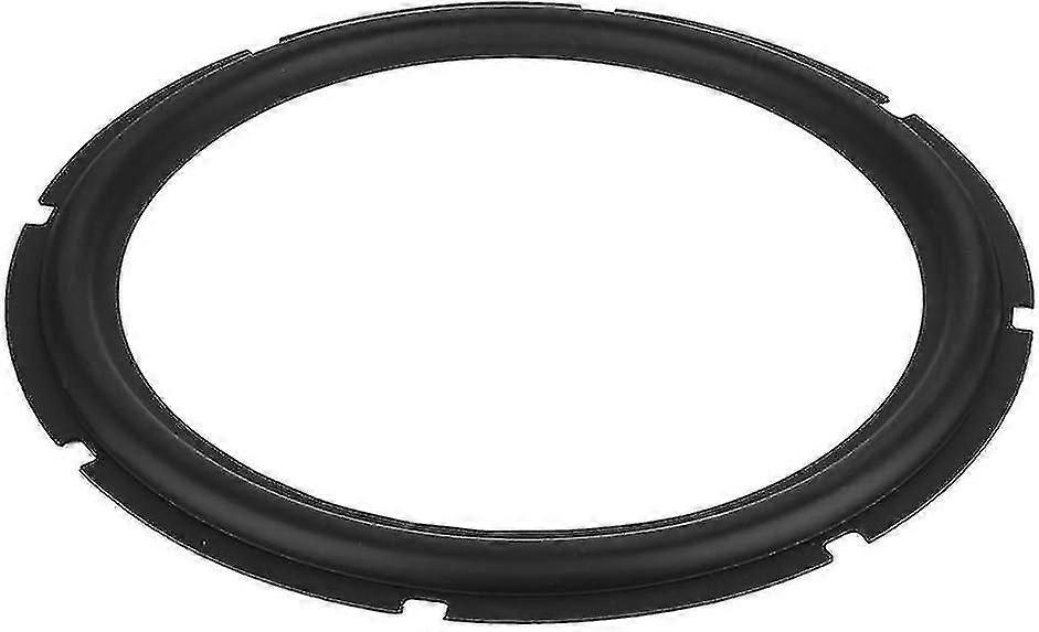 12" Perforated Rubber Speaker Foam Surround 12 Side Subwoofer Surround Foam Replacement Part For Speaker Repair Or Diy (black)
