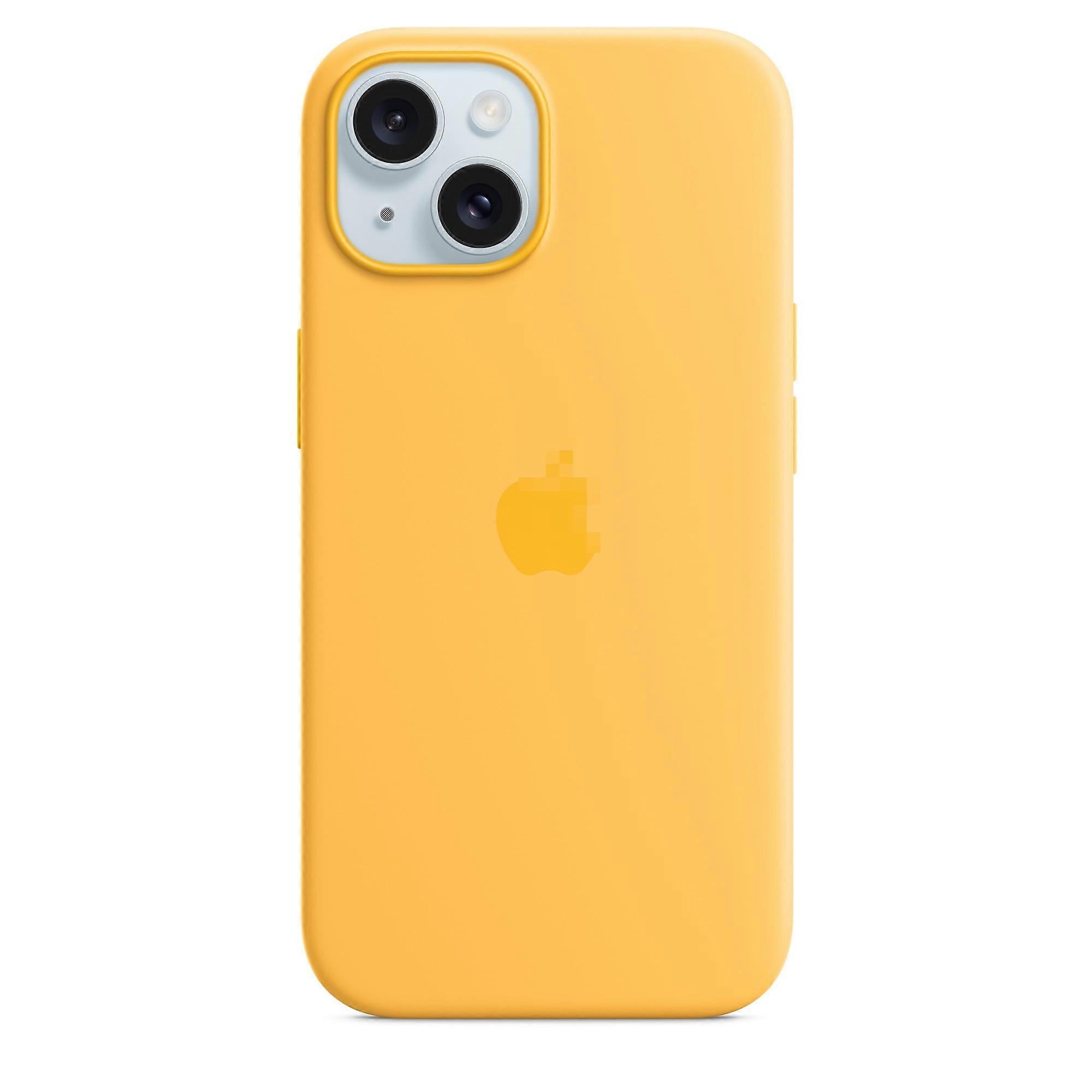 Compatible avec iPhone 15 Coque en silicone avec MagSafe Soft-touch 6,1"