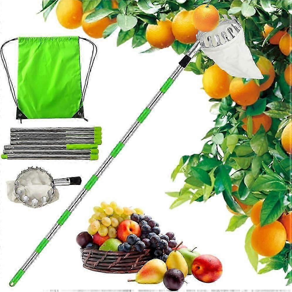 Fruit Picker with Perch, Removable Fruit Picker, 2.8m Picker, Cherry Picker, Apple Picker, Fruit Picker (AAA)