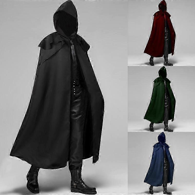 Dorosły średniowieczny płaszcz mnicha i szata czarodzieja na Halloweenowe imprezy cosplay i kostiumy