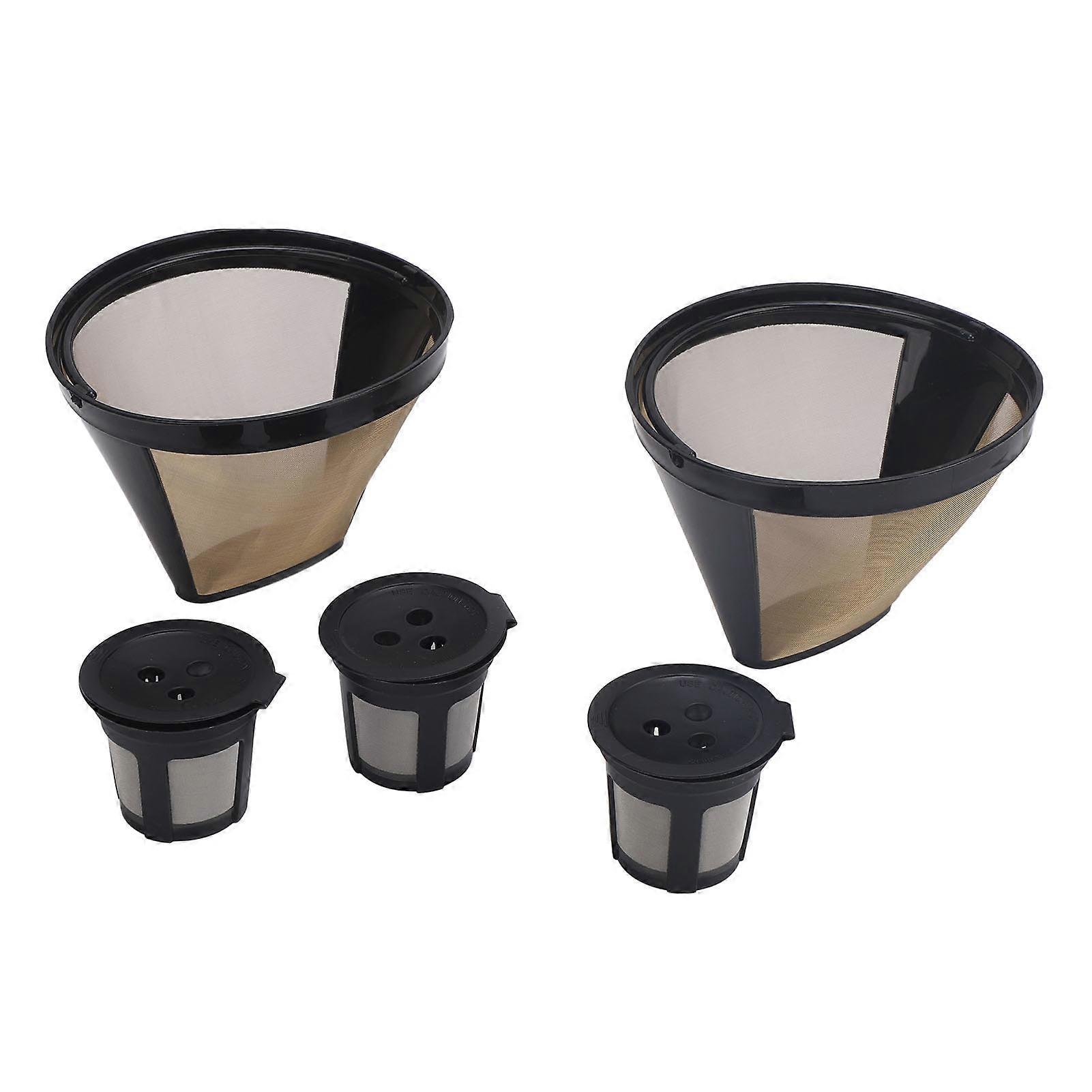 Eco Friendly 3-Hole Refillable Coffee Filter Pod, 138g Plastic