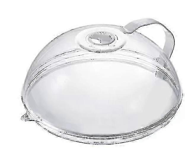 Spritzschutz für die Mikrowelle, transparente Abdeckung, Deckel für Mikrowellenteller mit Griff und verstellbaren Dampföffnungen hält den Mikrowellenherd sauber