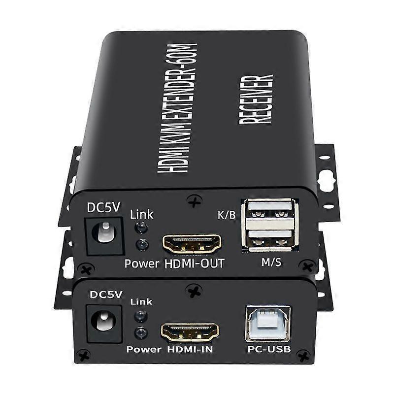 HDMI 60m KVM With USB Extender (US Plug)