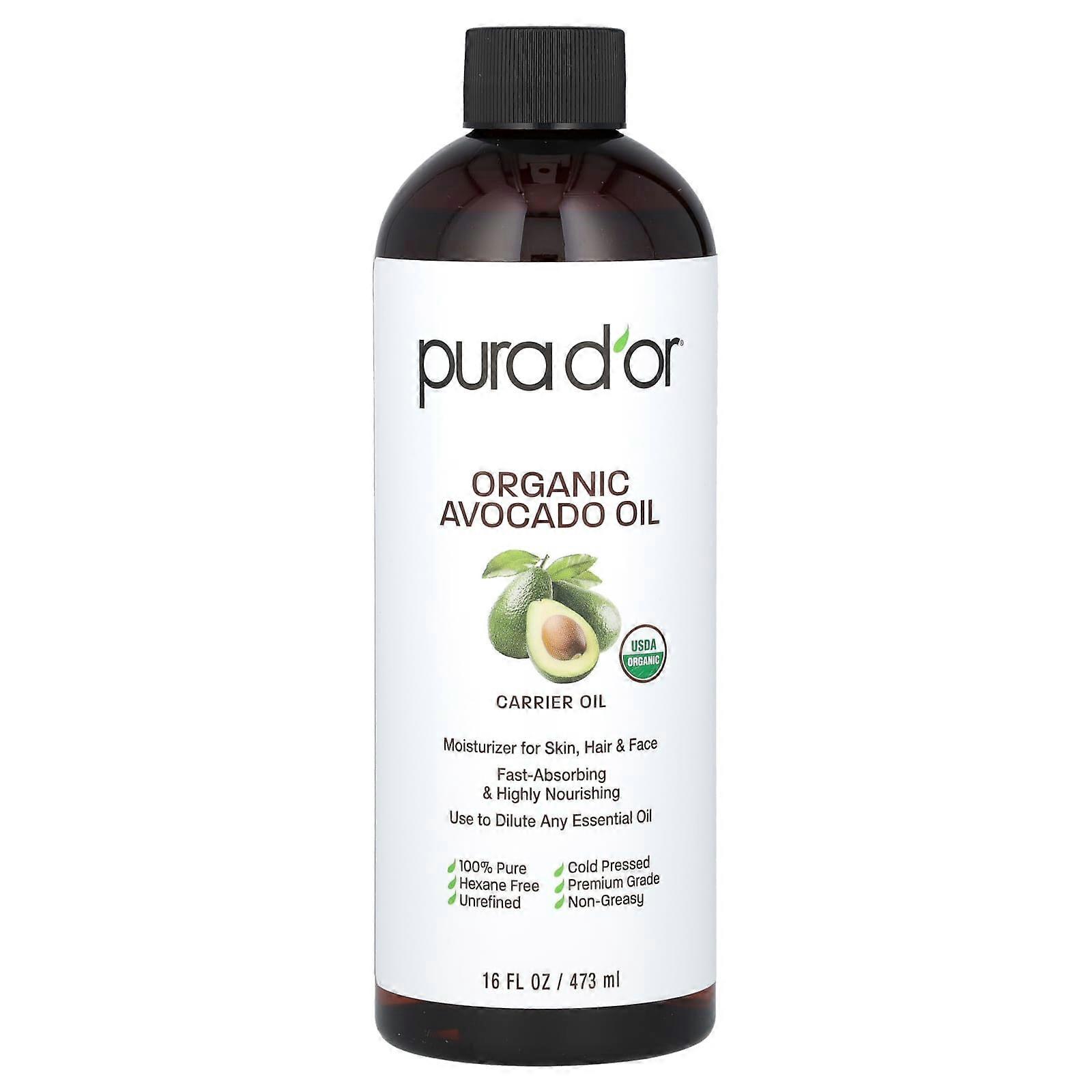 Organic Avocado Oil, 16 fl oz (473 ml)