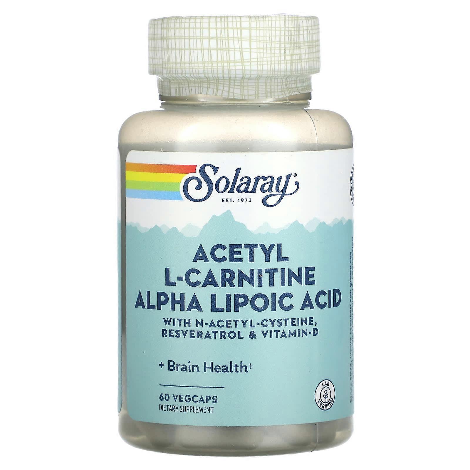 Acetyl L-Carnitine Alpha Lipoic Acid, 60 VegCaps