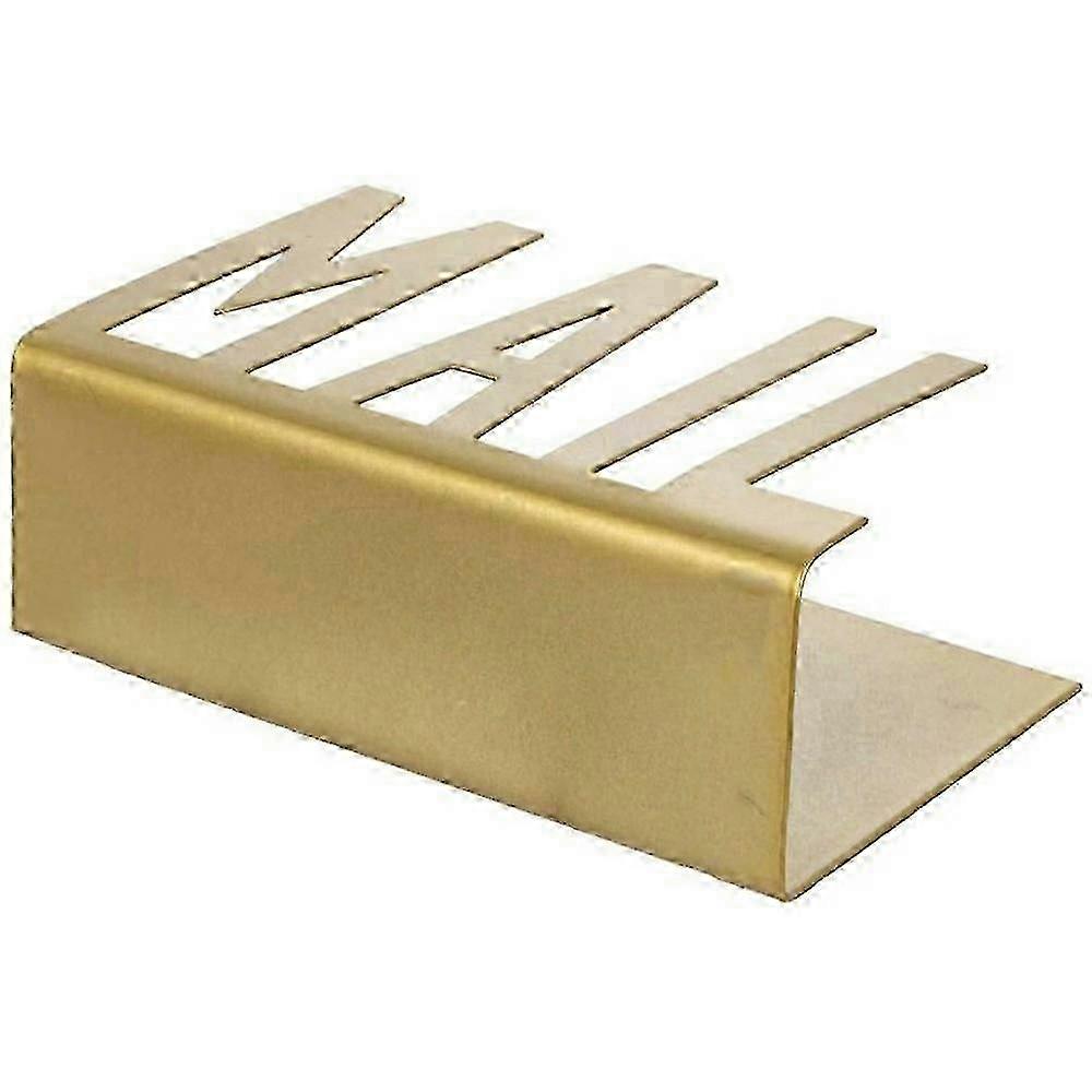 006-1 Desktop Mail Organizer Letters Design Metal Sorter File Holder for Home Office -