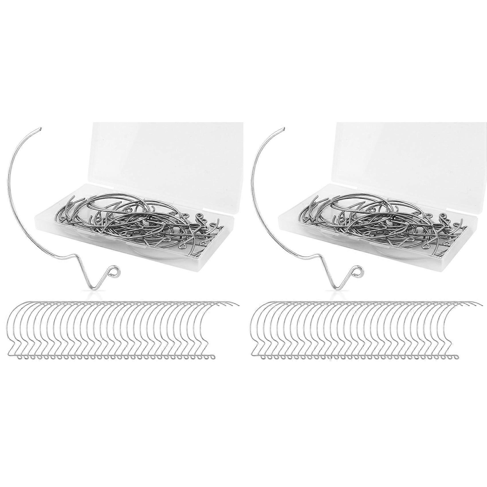 60 Pcs Monkey Hooks Super Hooks Stainless Steel Monkey Hooks Picture Hangers Wall Hangers Without Nails Wall Hooks