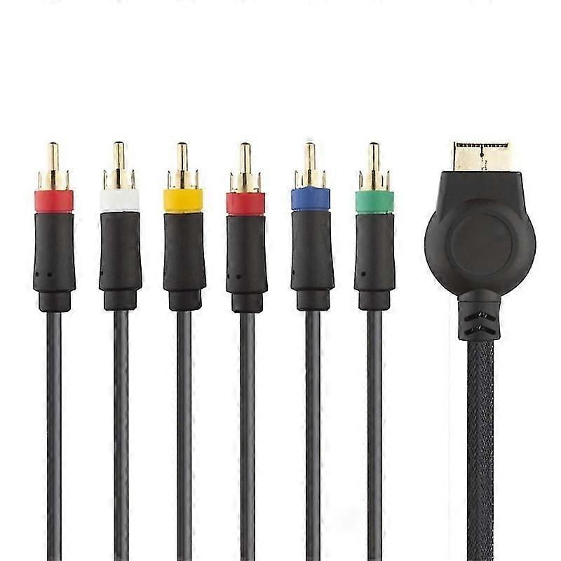 Component Av Cable (6 Feet) High Resolution Hdtv Component Rca Audio Video Cable Compatible With Ps3, Ps2