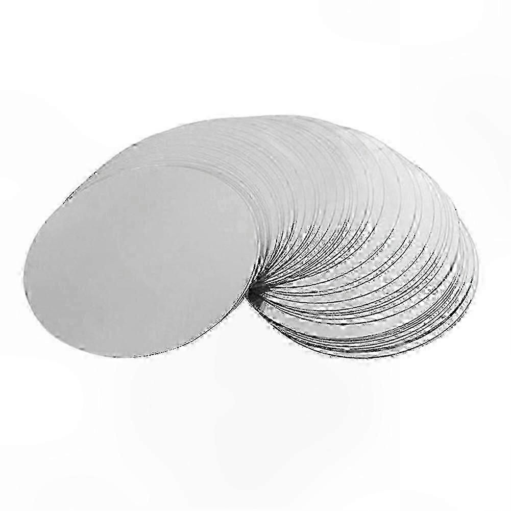 300-Pack 3" Silver Wine Pourer Discs, Drip-Free Drop Stop for Bottles