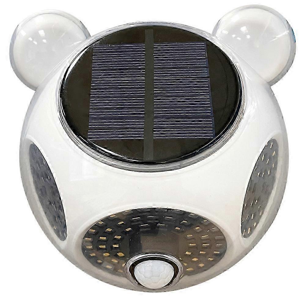 124 LED Solar-Powered Motion Sensor Wall Light for Outdoor Garden Security