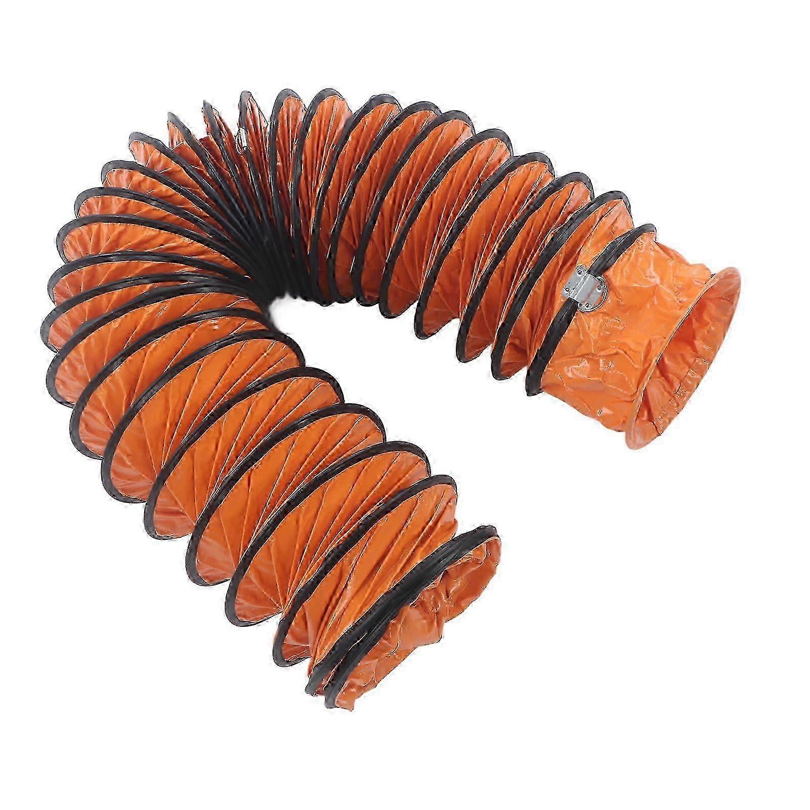 8in PVC Flexible Duct Hosing Performance Ideal for Factories, Basements Material: PVC (10 m) 10 m 10 m