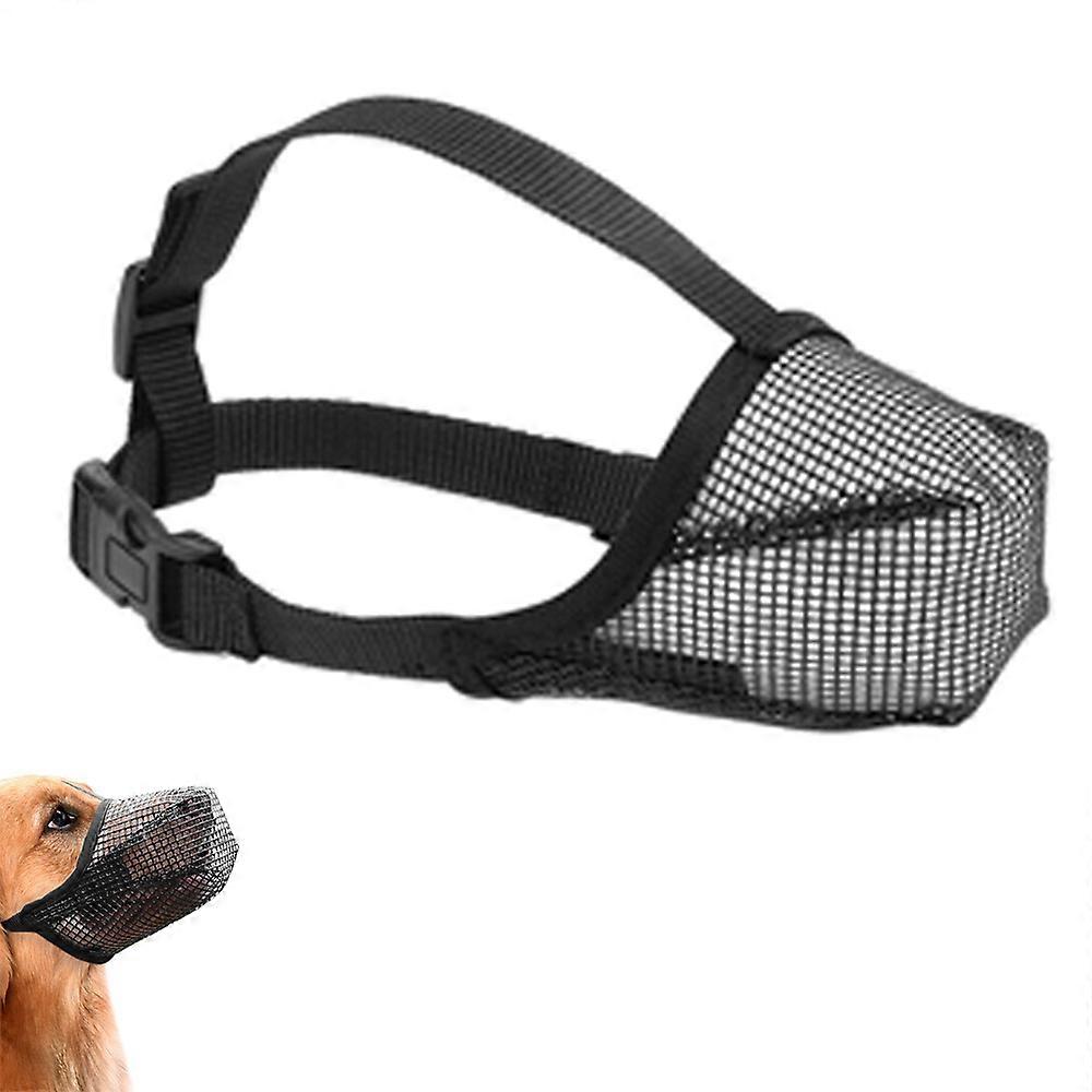 Dog Muzzle Anti Biting Barking Chewing Breathable Air Mesh Pet Muzzle