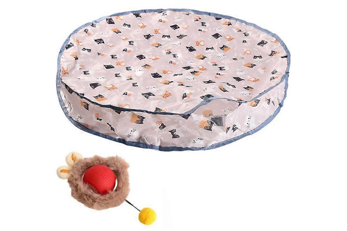 Interactive Cat Toys Ball Fast Rolling in Pouch Electric