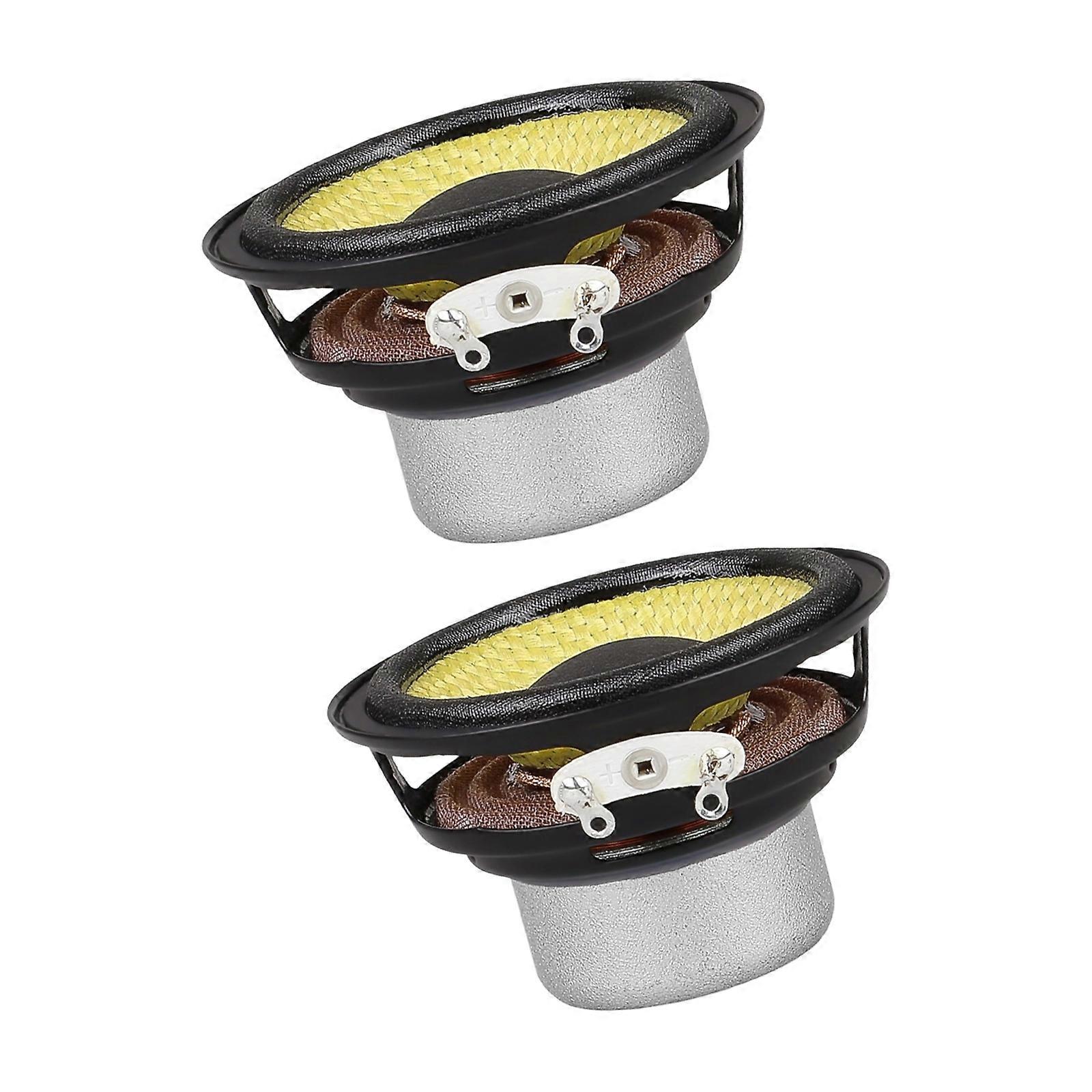 Space Saving 52mm 15W Sound Transducer Featuring 4 Ohm Low Impedance & Reinforced Ballistic for Home Theater Use Multicolor