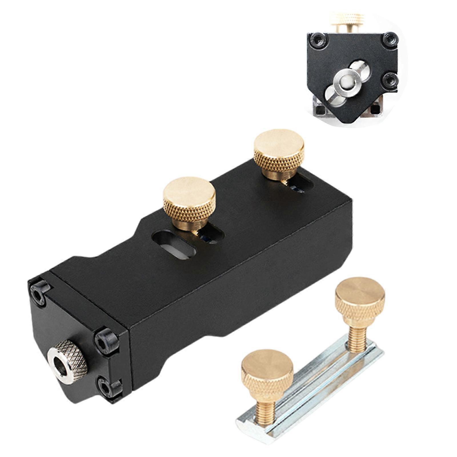 Aluminum Profile Tapped Guide Jig Auxiliary Locator Tool for Furniture Making Metalworking and Industrial Applications Multicolor