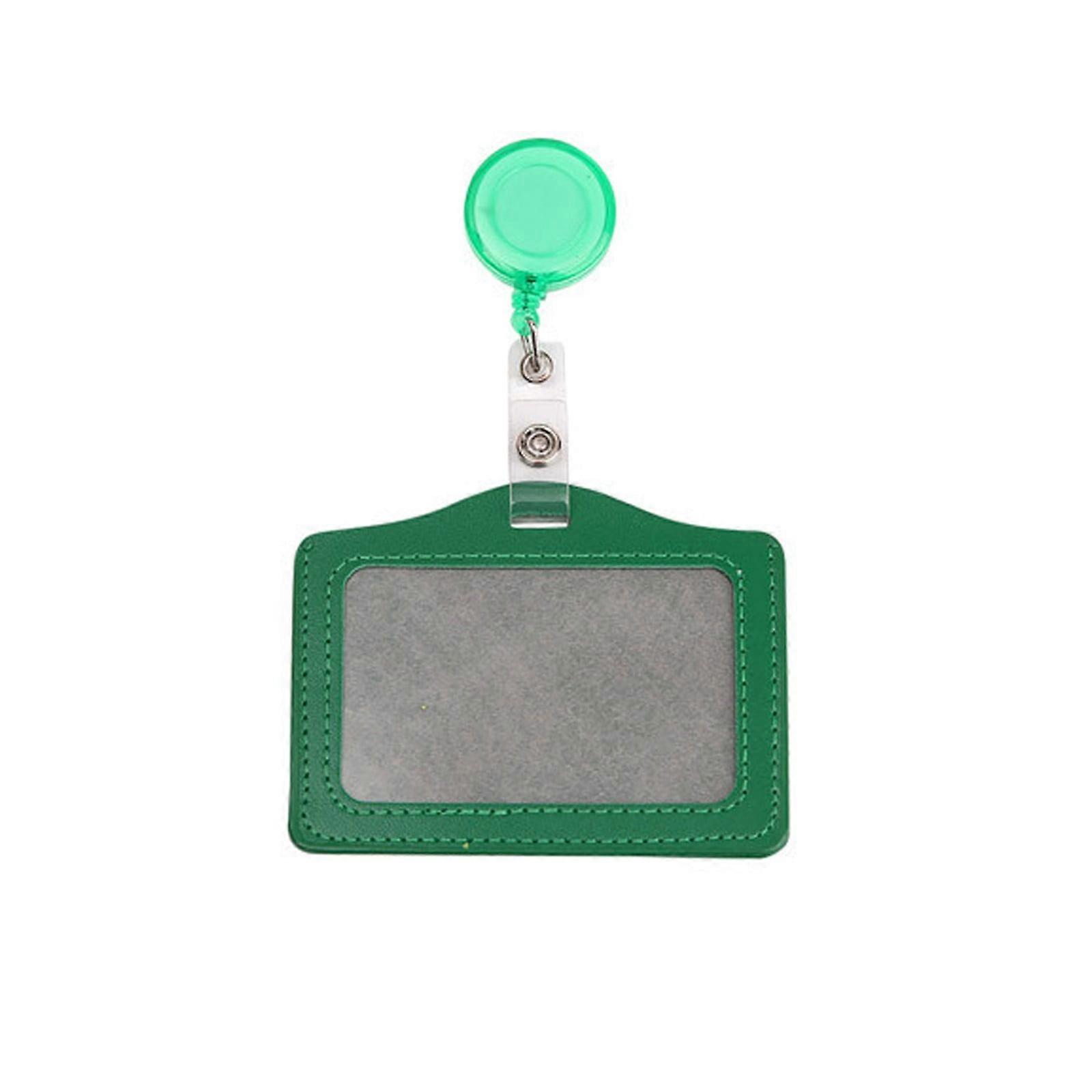 VOSS 12 Retractable Badge Holders With Horizontal ID Card Holder, Retractable Buckle, Certificate Cover And Chest Card Cover