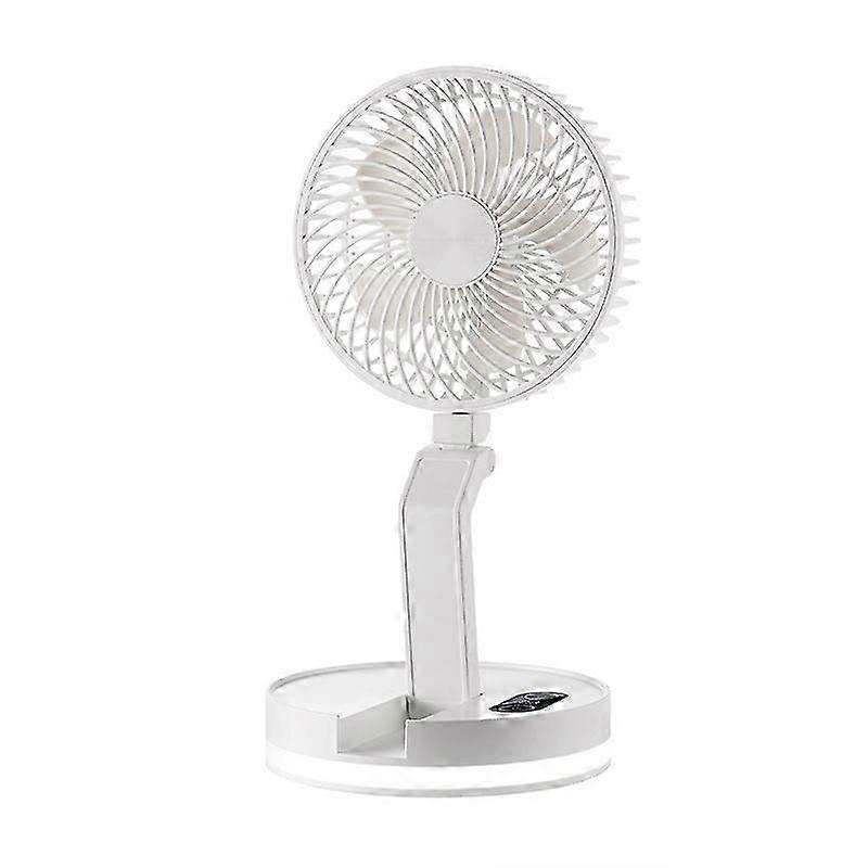 F200 Foldable Remote Control Wall-mounted Fan LED Light Desktop Rotating Fan Regular Model