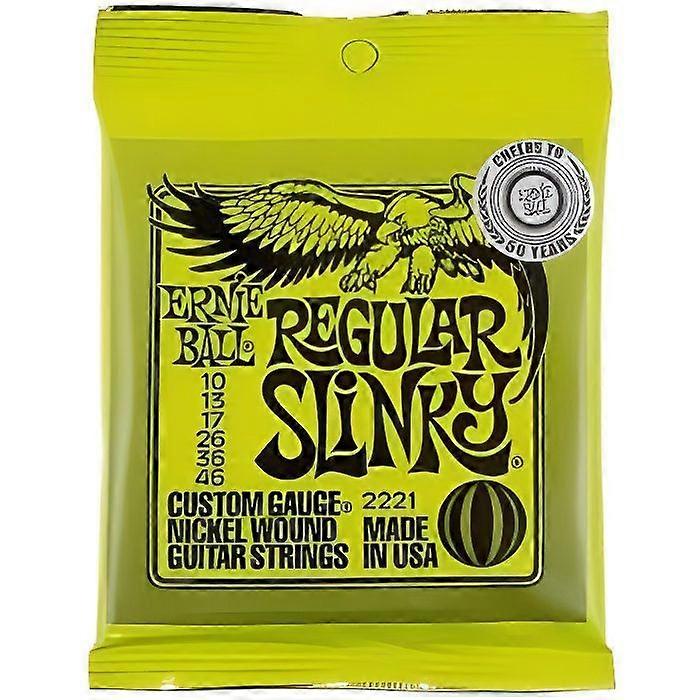 Ernie Ball 2221 Electric Guitar Strings Regular Slinky 10/46