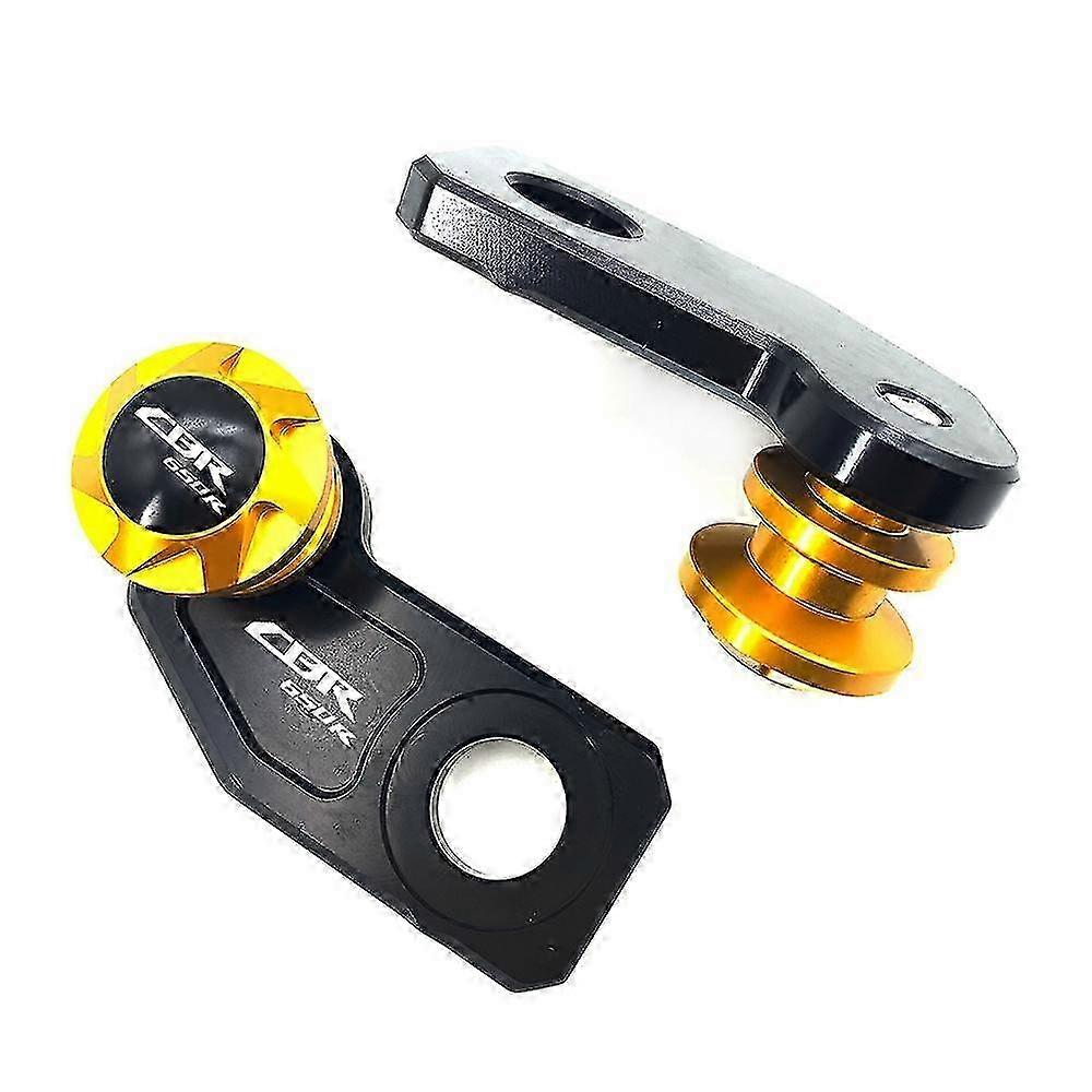 Logo Motorcycle Chain Adjustment Block Frame Swingarm Spools Sliders For Honda Cbr650r 2019 2020 2021