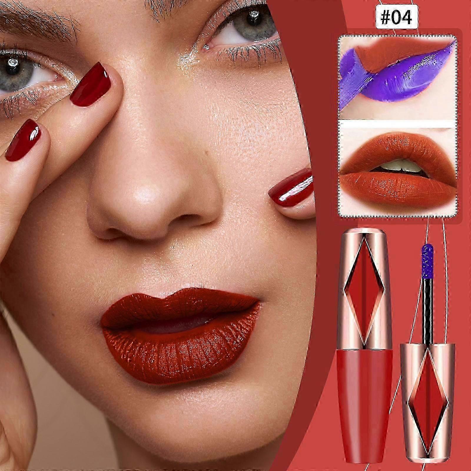 Lip Gloss Set Tear Pull Lip Color Does Not Stick To The Cup Tear Pull Lip Glaze 10ml