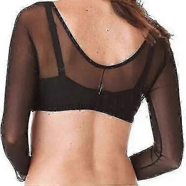 Vrouwen Dunner Slankere Armwear Wrap Crop Tops Base