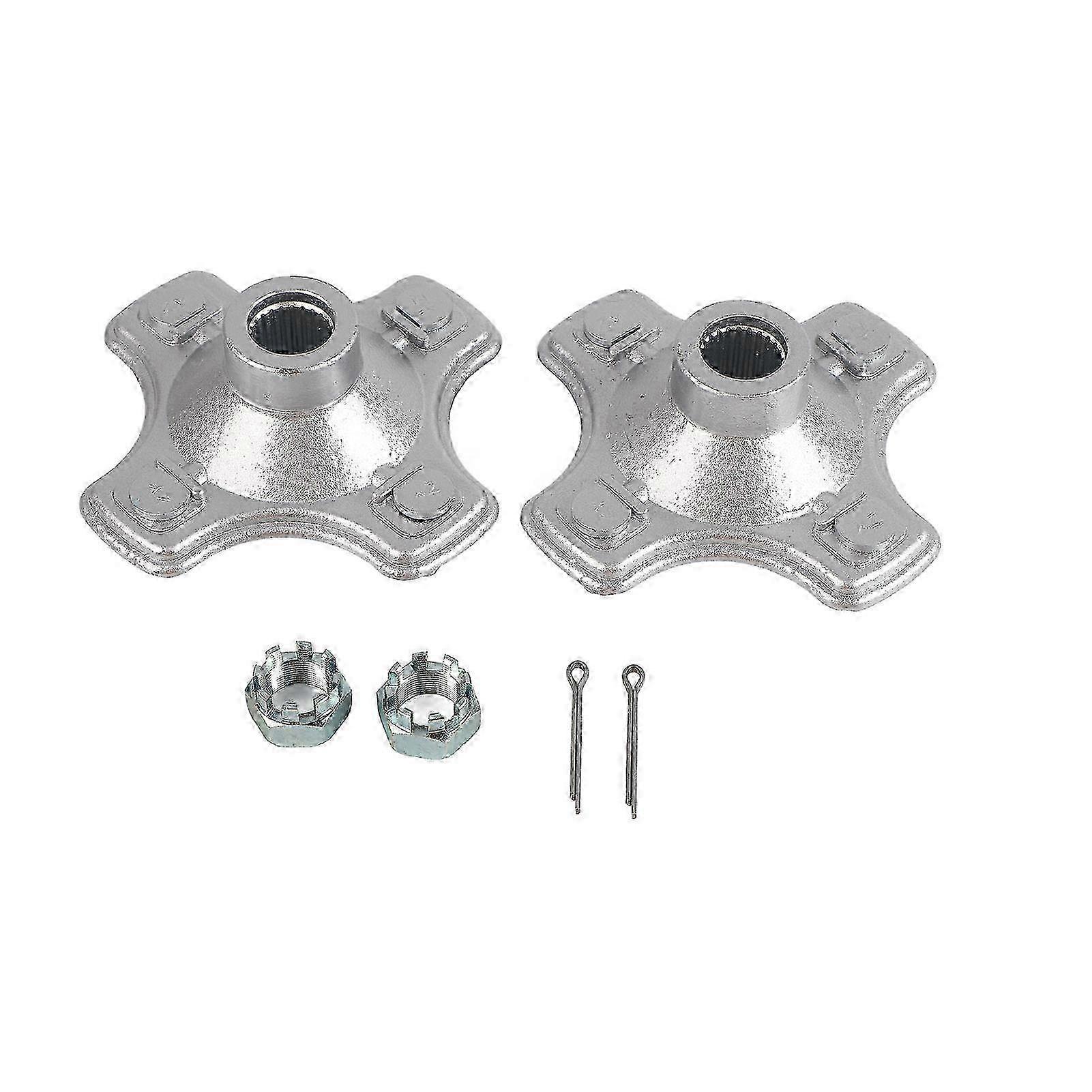 Rear Axle Wheel Hub Metal 4 Stud Wheel Rim Hub for Compatible Brand RANCHER 420 4X4