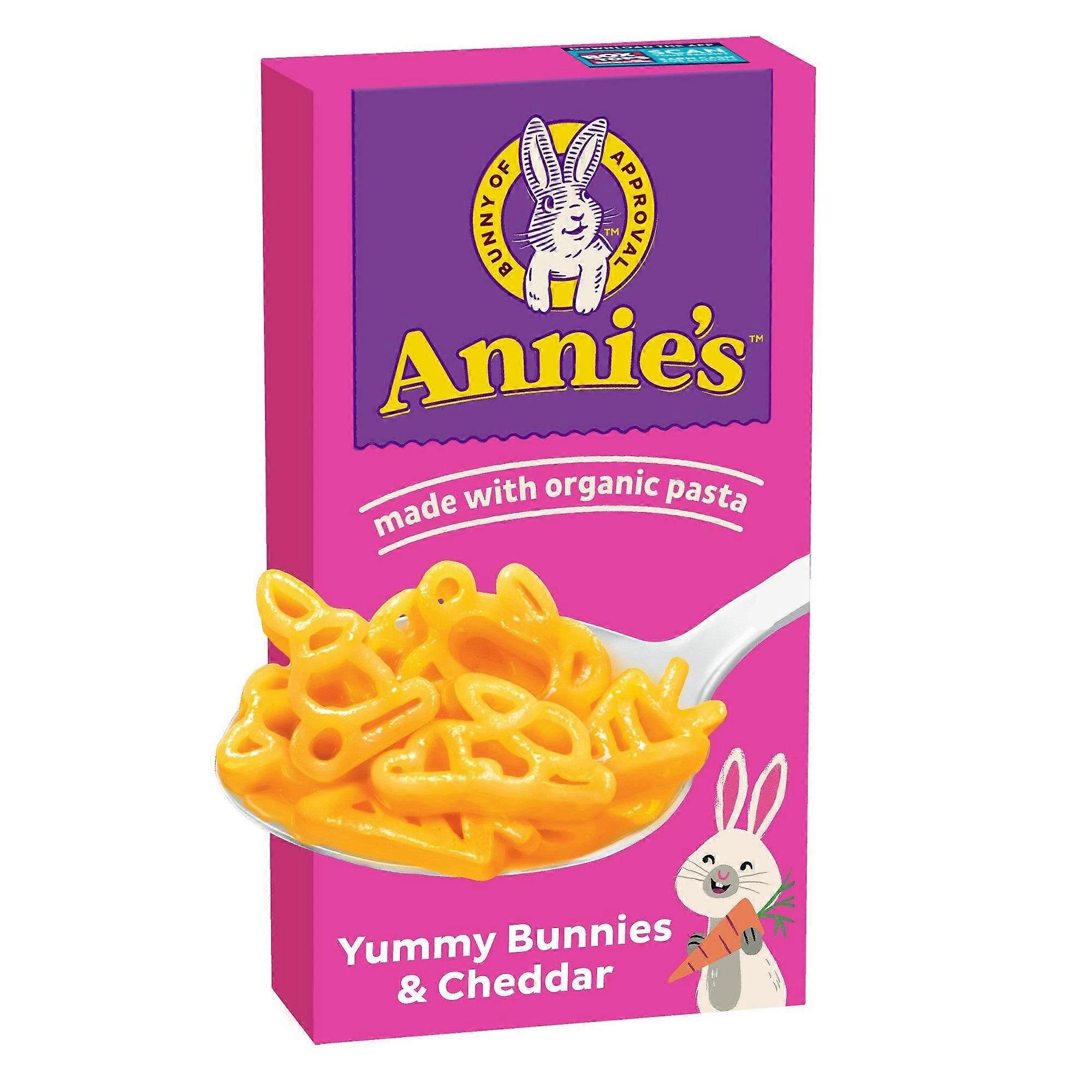 Annie's Organic Yummy Bunnies & Cheddar Macaroni & Cheese, 6 Oz