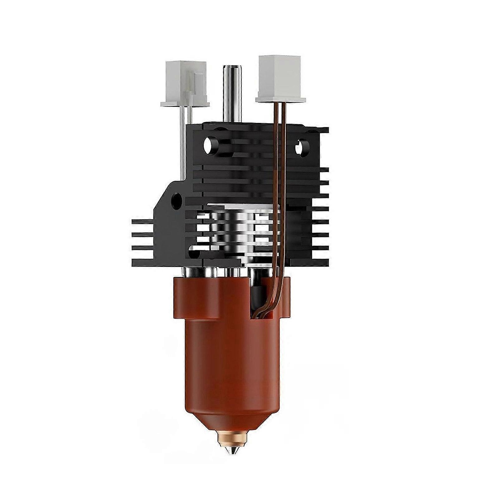 High Temp 3D Printer Hotend Upgrades Kit 5 Multiple Size Nozzles Ceramics Heaters Enhances Print Efficiency Stability Multicolor