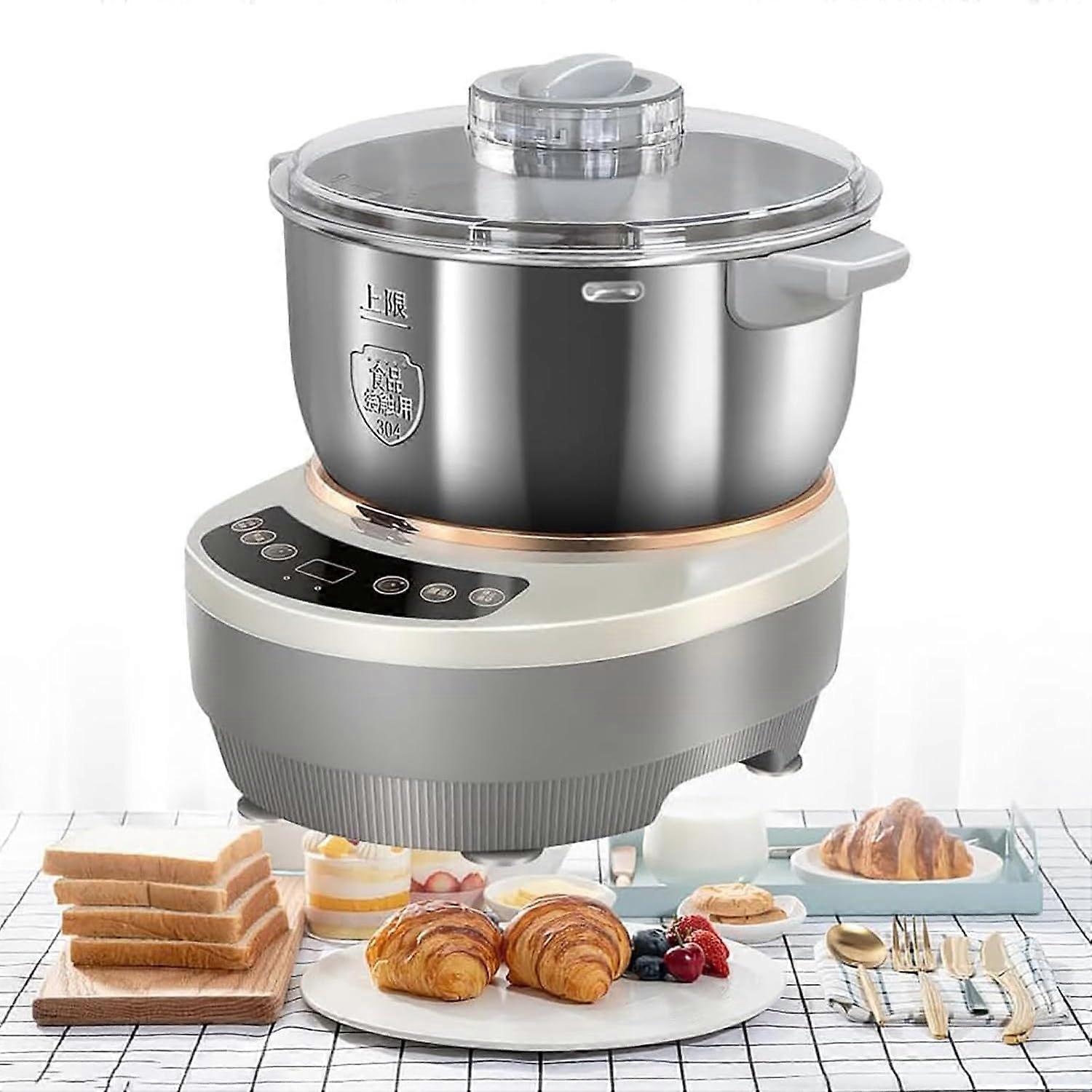 Bread Flour Mixer Dough Kneading Machine With Fermentation Function 304 Stainless Steel 7L Capacity Timer Split Design