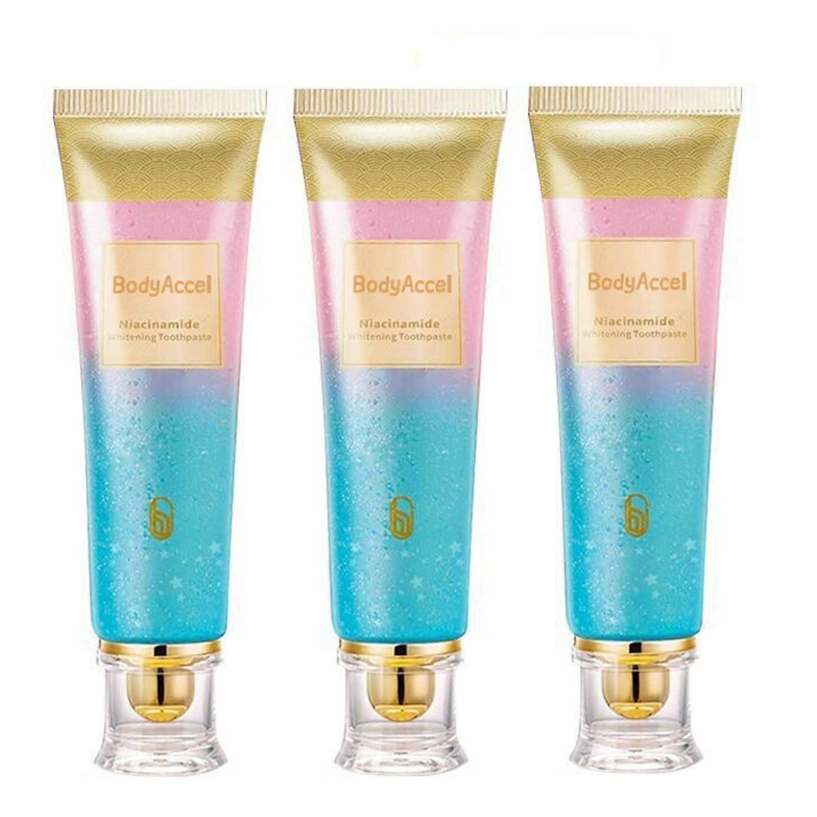 1-3X BodyAccel Niacinamide Whitening Toothpaste BodyAccel Toothpaste Niacinamide