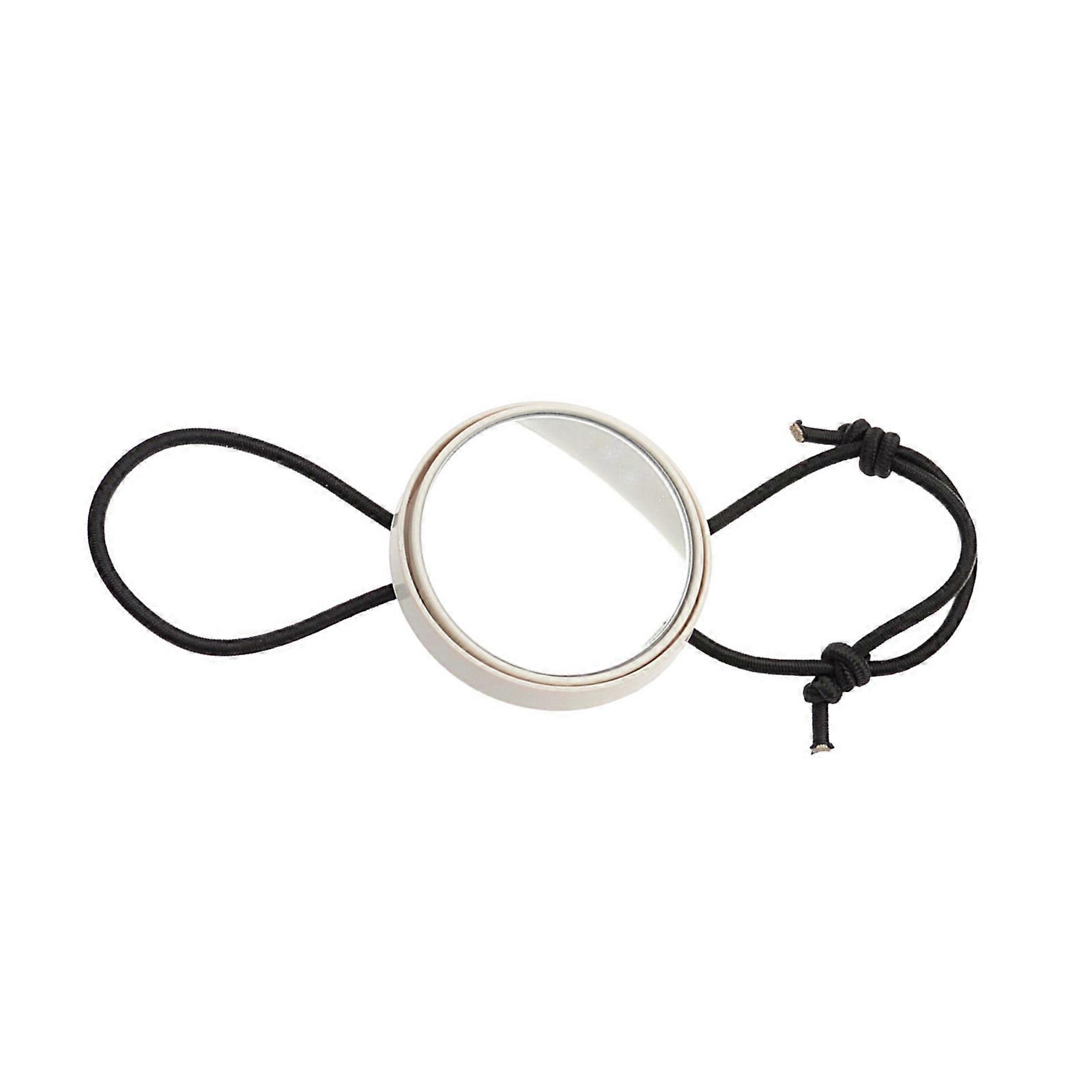 Adjustable Round Convex Diver Observe Mirror Scubas Diving Rearview Mirror for Underwater Equipment Easy to Use  White