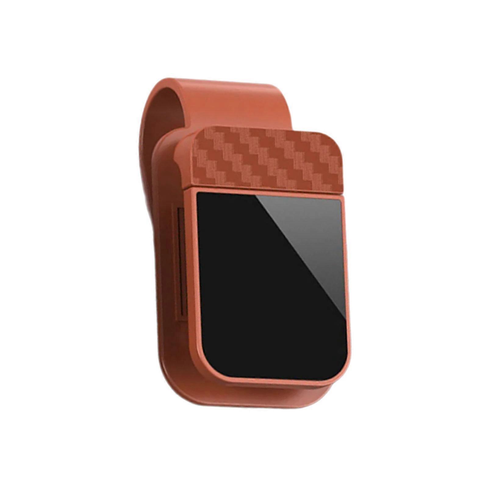 Sturdy ABS Car Glasses Hanger Support Organizers For Sun Visors Eyeglasses Tickets Secure Clip On Design No Tools Needed Multicolor