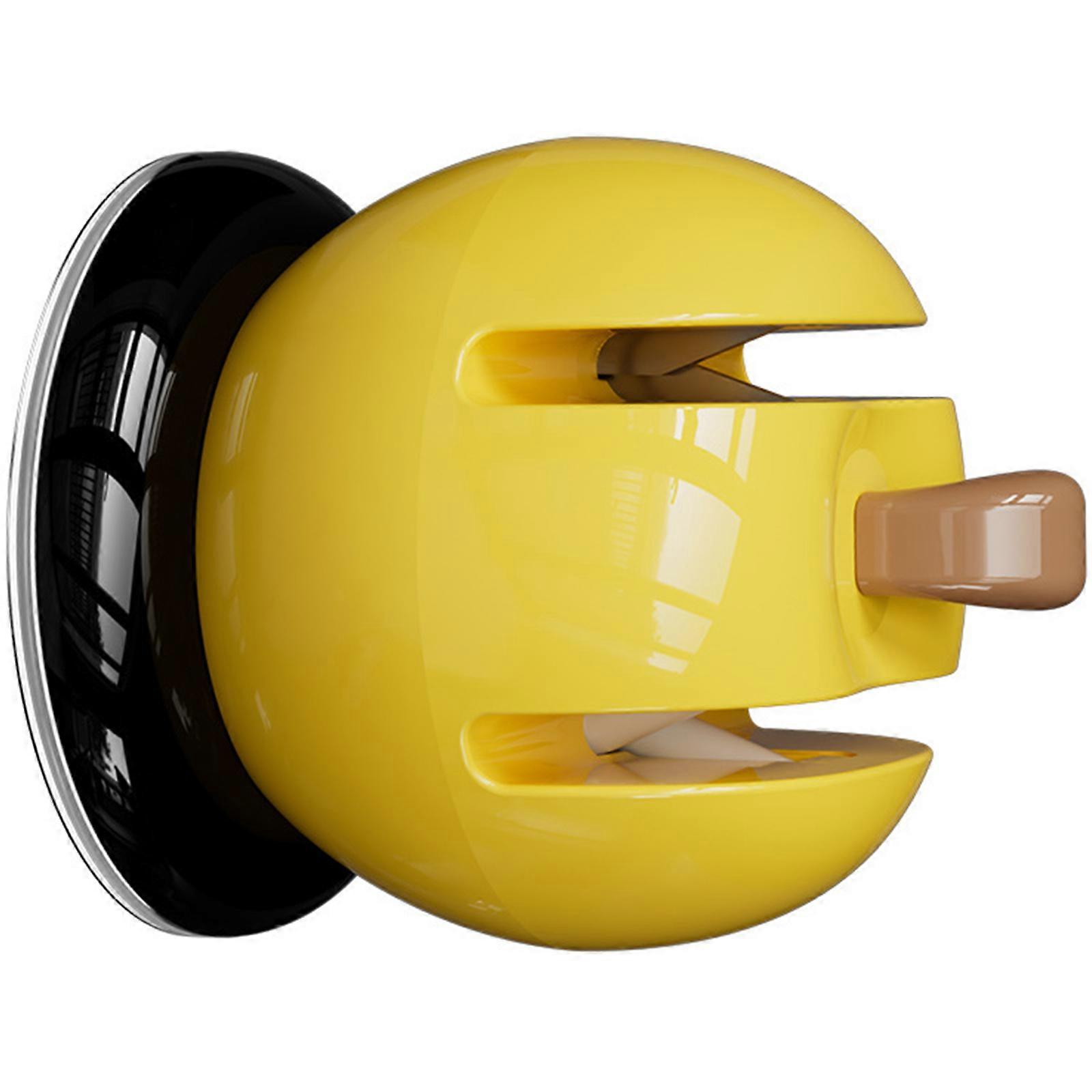 Manual Nonslip Cutter Sharpener for Home Kitchen Fruit Shaped Quick Sharpening Tool Whetstone Sharpening Stone Enduring  Yellow