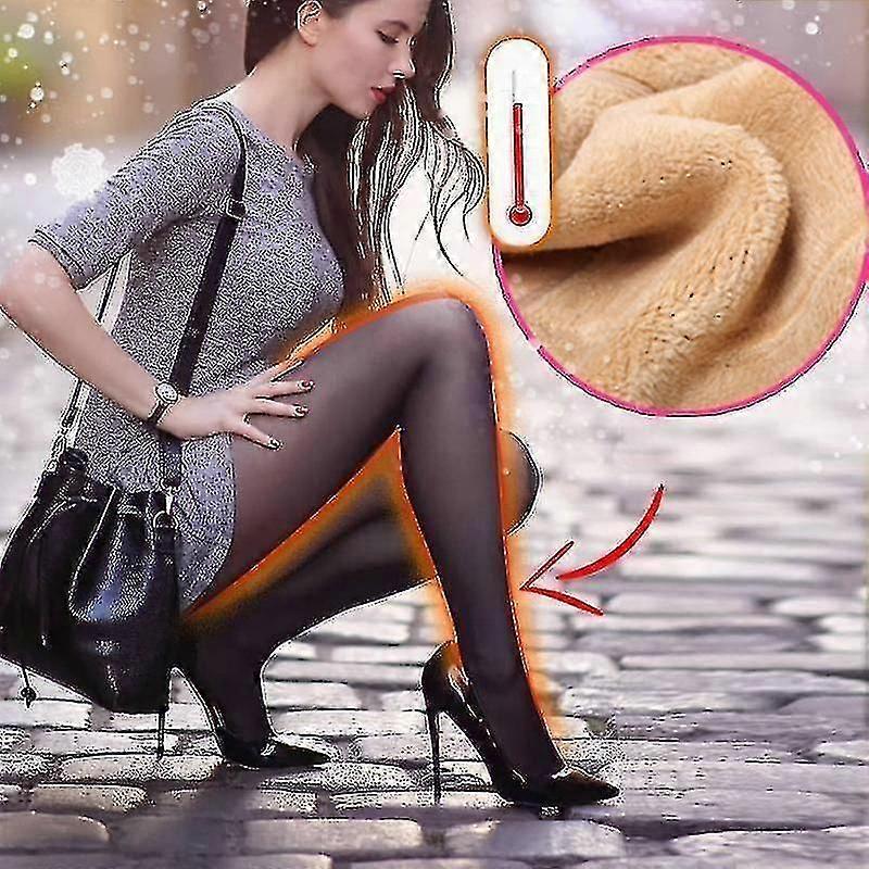 Picioare false translucide cald chilot femei căptușite chilot îngroșat îngroșat