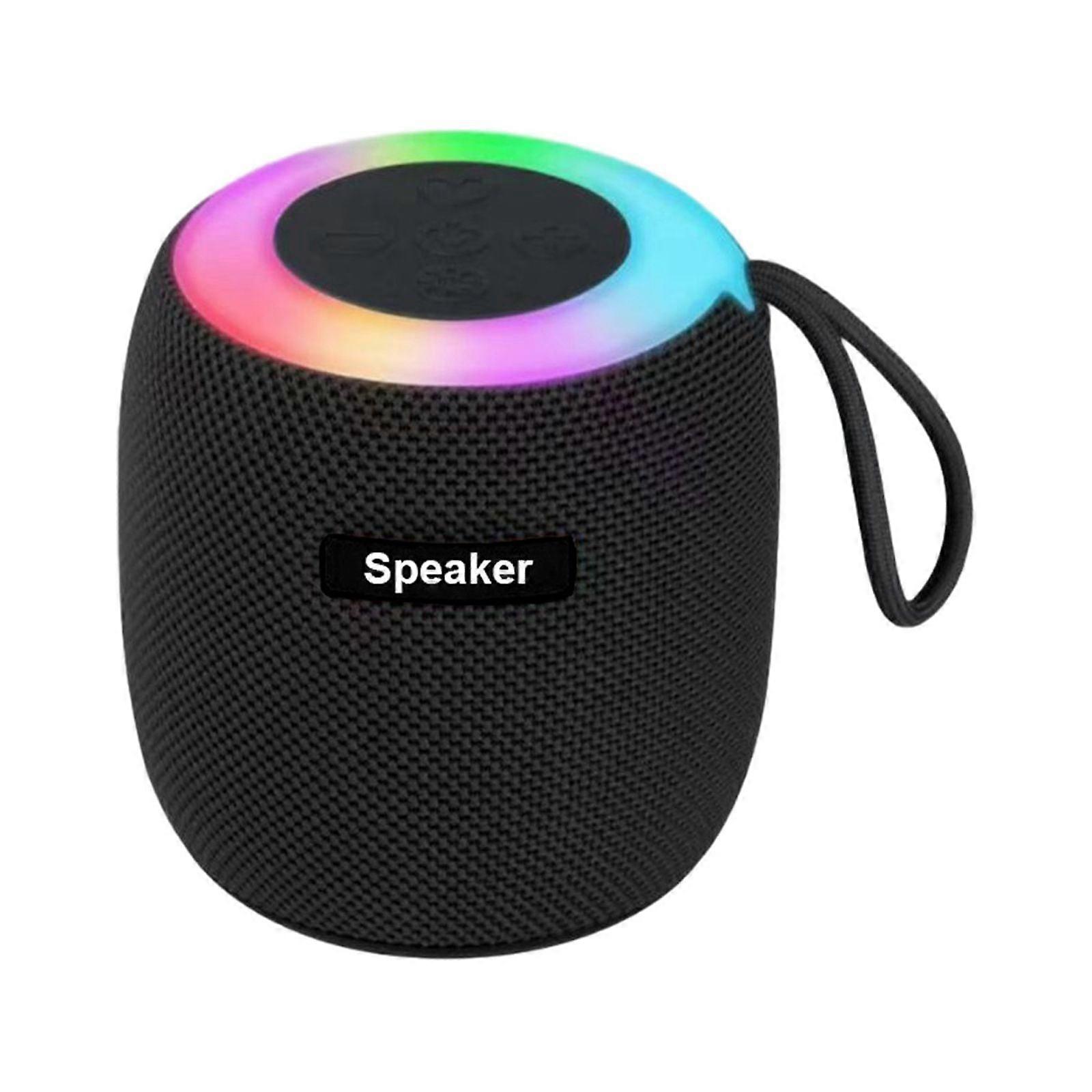 PAVEOS Wireless Bluetooth Sound System with Colorful RGB Night Light, Portable Mini Fabric Subwoofer, Clear Sound, Easy Carry, Compatible with