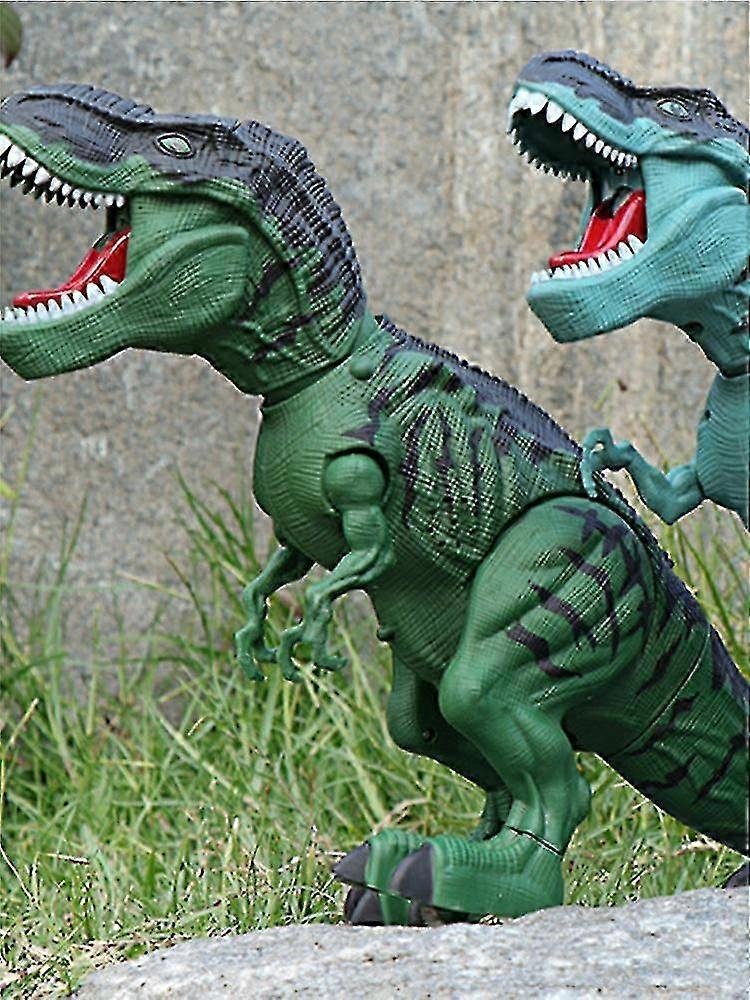 Simulated Electric T-Rex Dinosaur Toy with Egg Laying and Roaring Sound Function